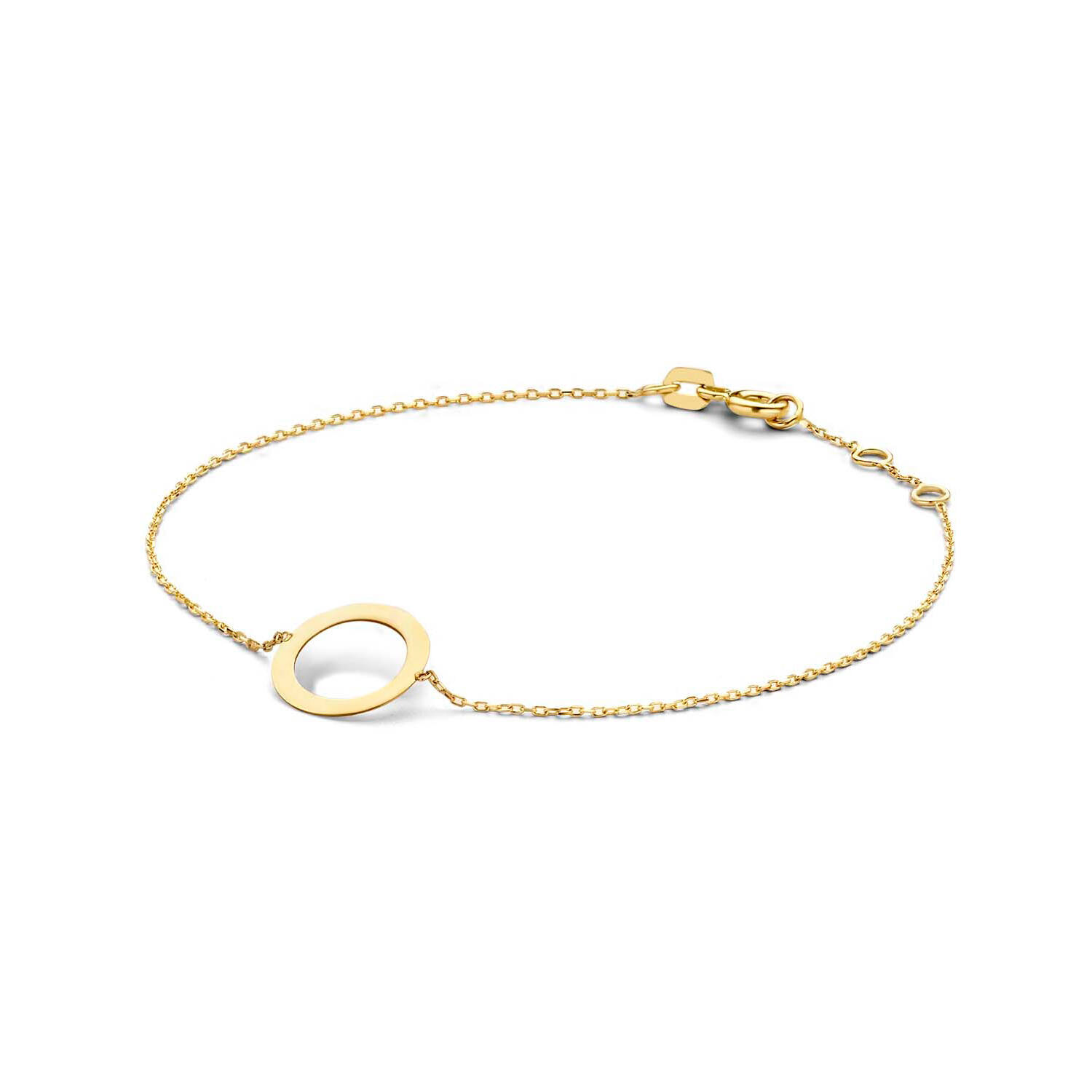 Circle Silhouette Bracelet - 12mm - 16-17-18cm - 585