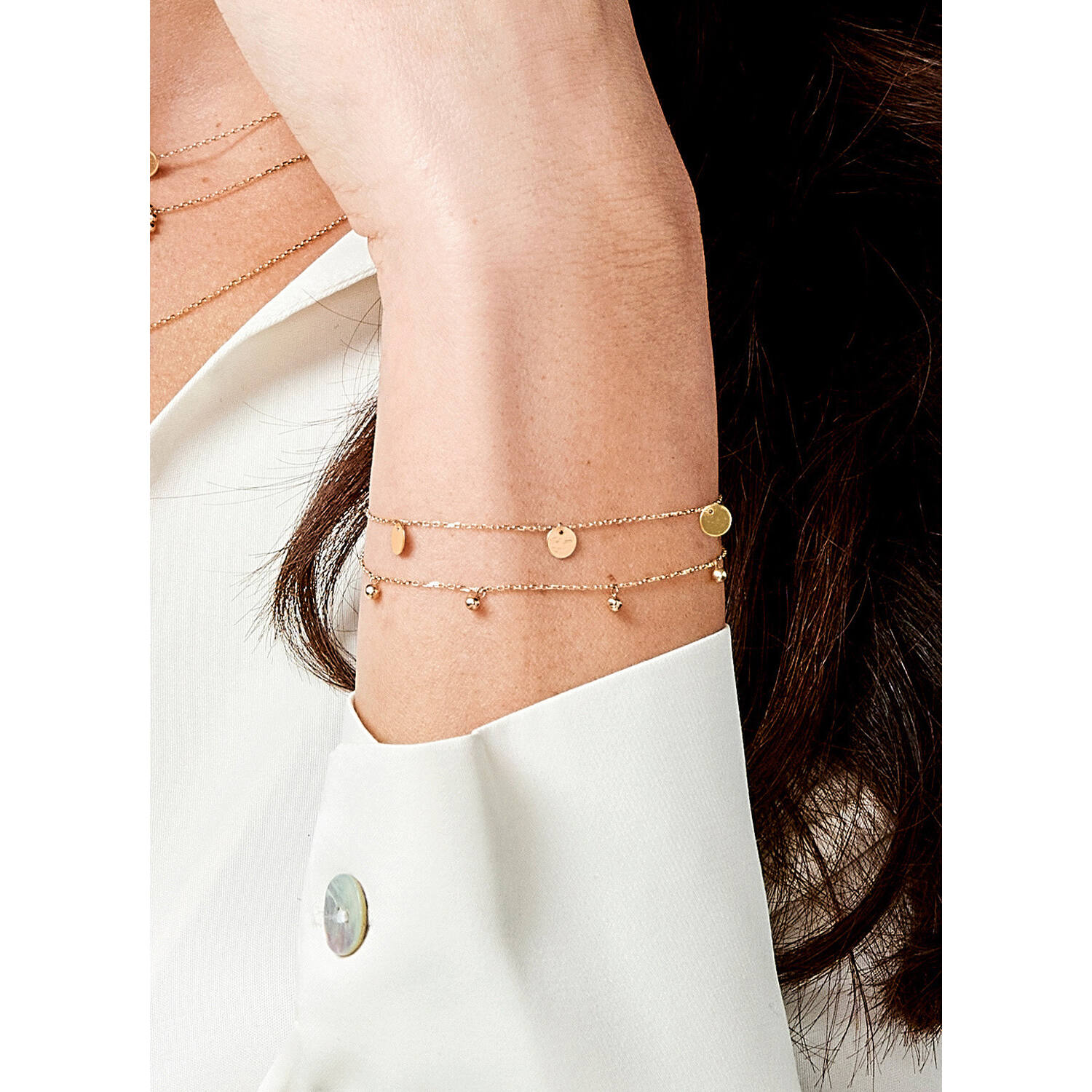 Discs Bracelet - 5mm - 16-17-18cm - 585