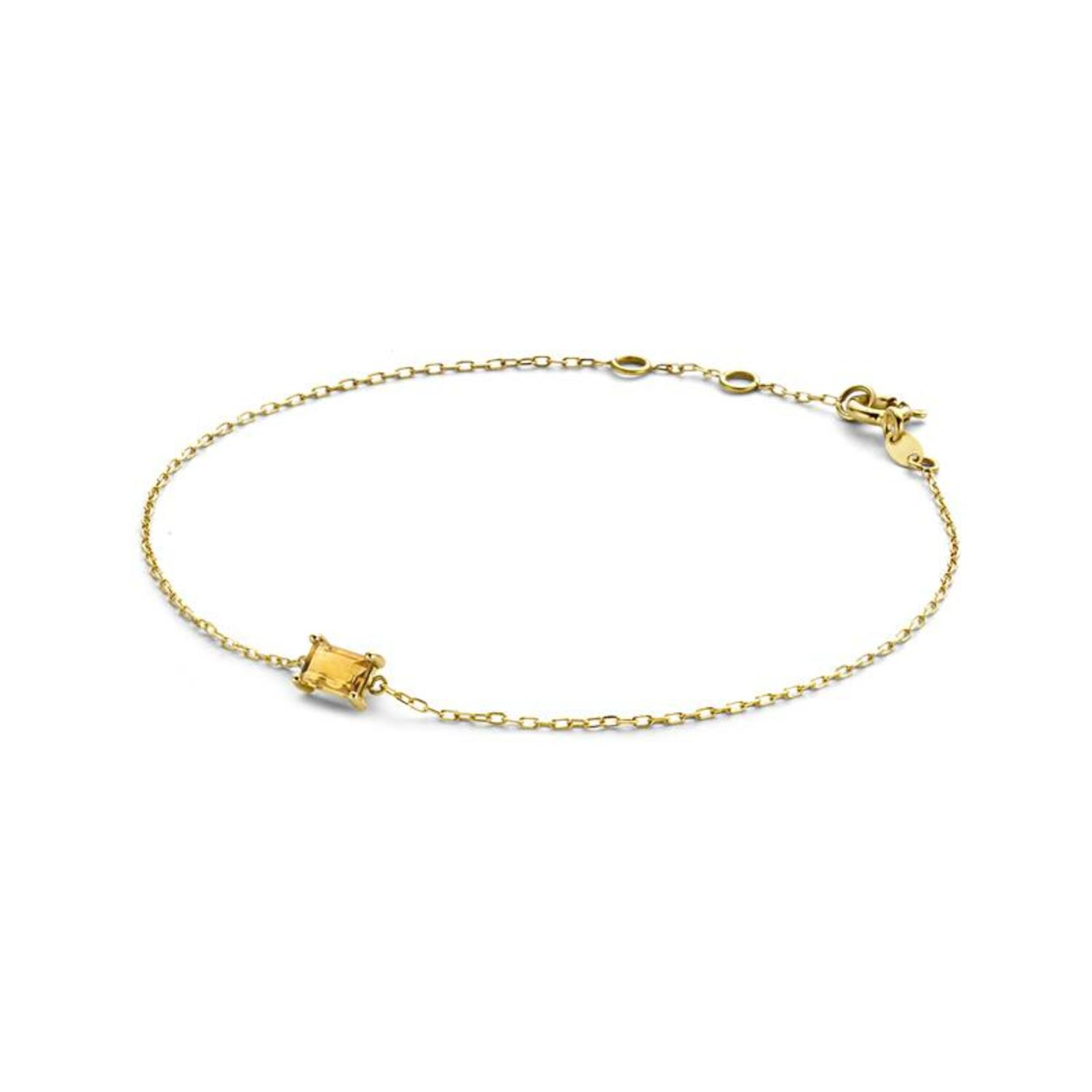 Medina Citrine Bracelet - 5x3mm - 16-17-18cm - 585