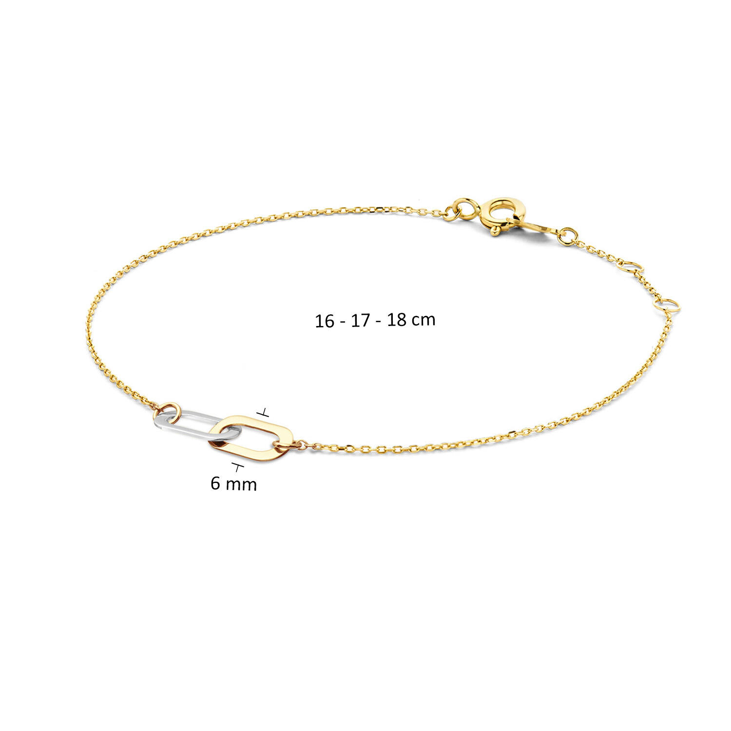 Cannaregio Bico Bracelet - 16-17-18cm - 585
