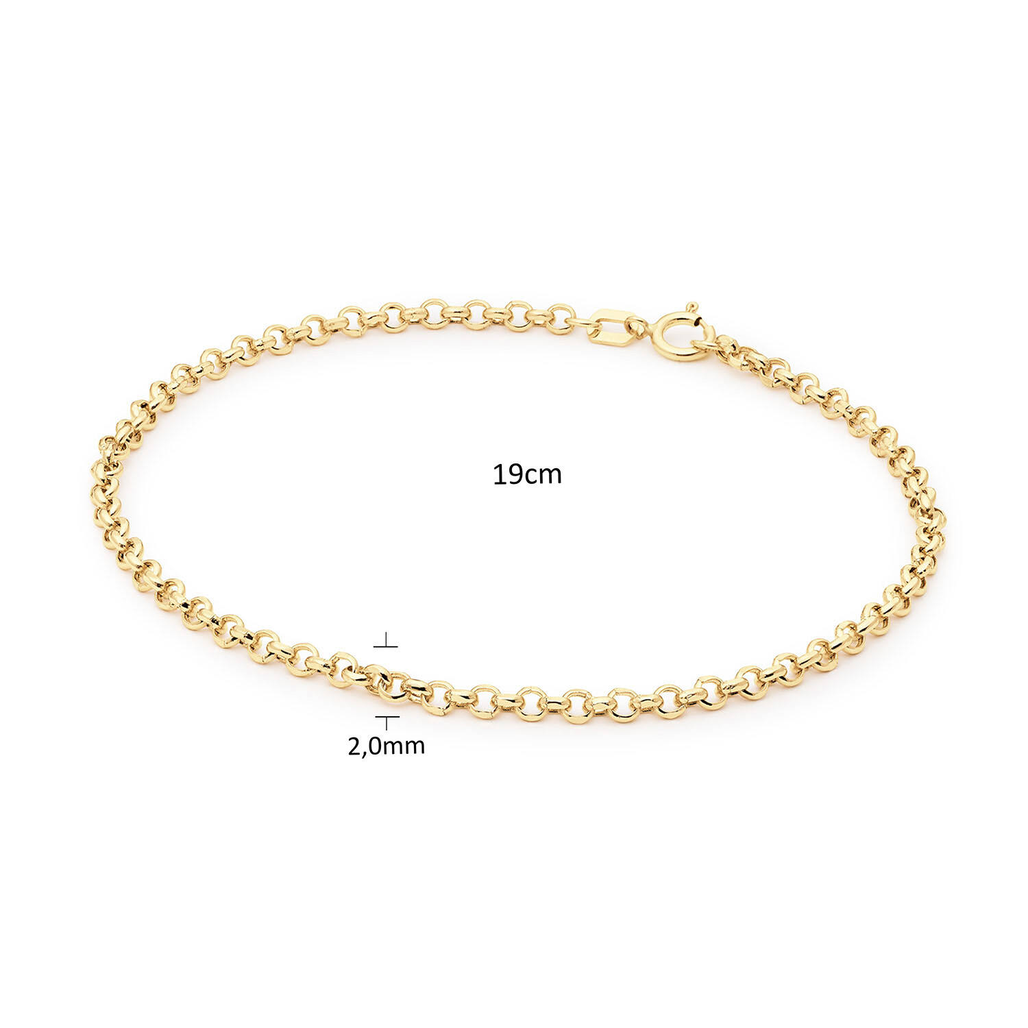 Menton Bracelet  - 19cm - 585