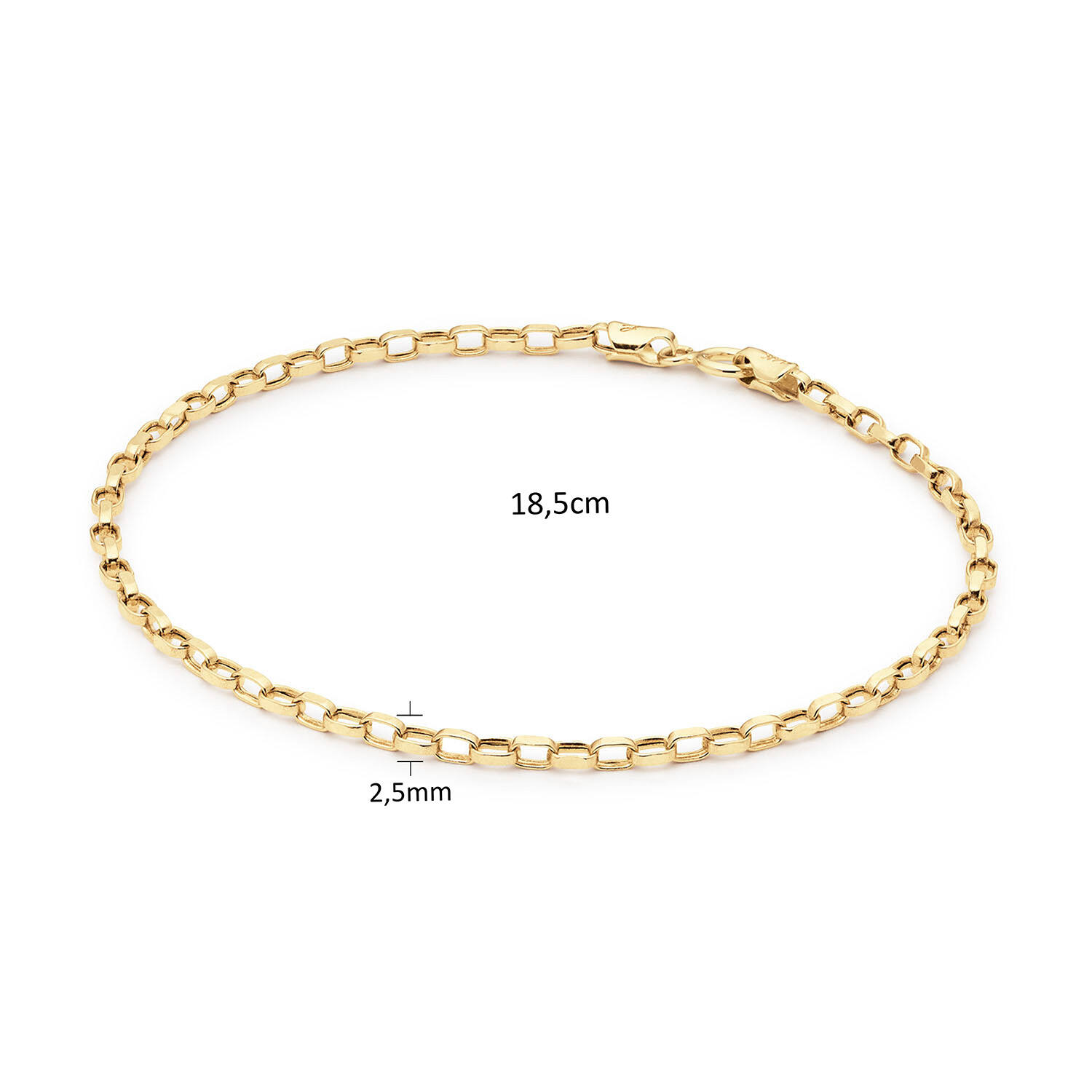 Cannes Bracelet  - 18,5cm - 585