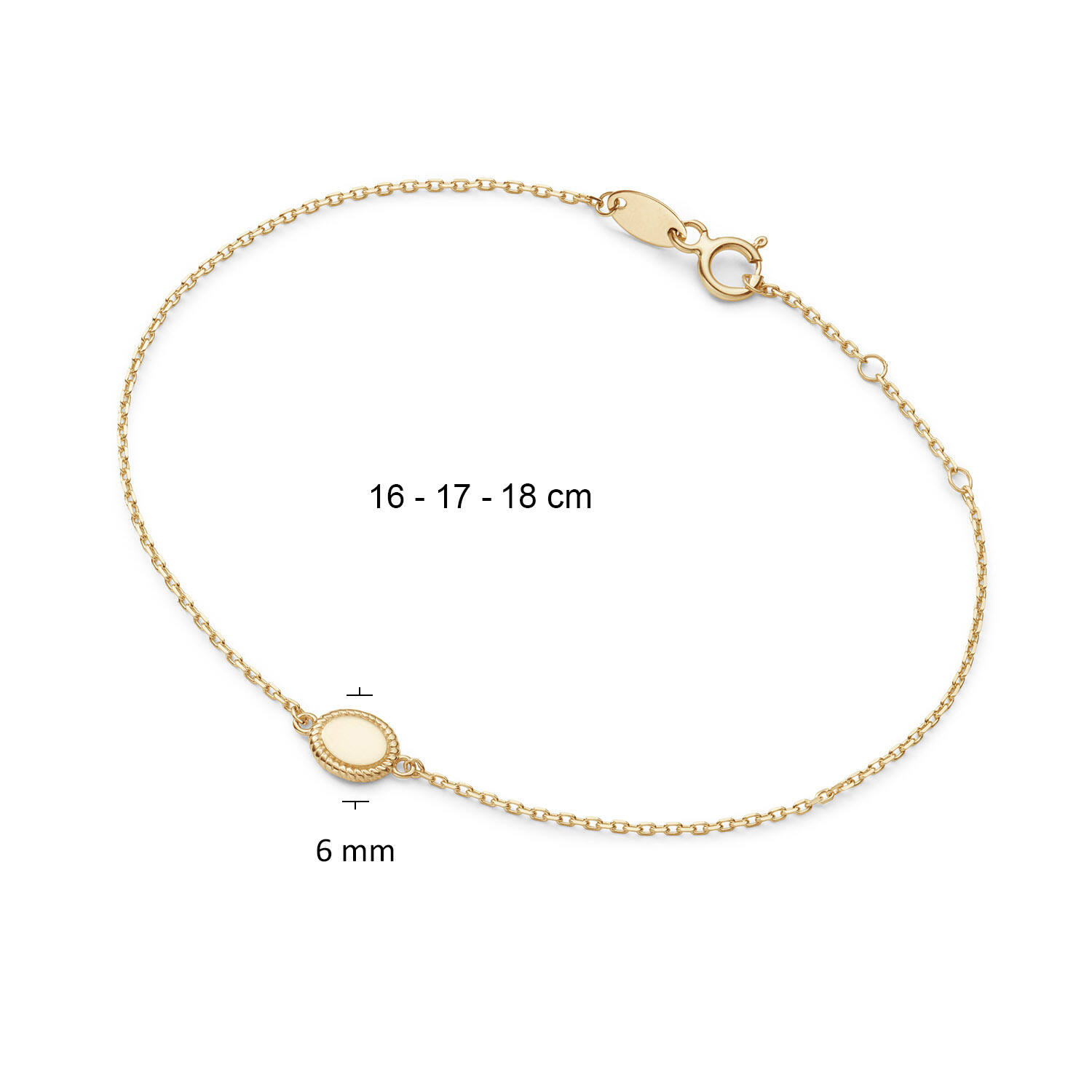 Jackie Amsterdam Bracelet - 16-17-18cm - 585