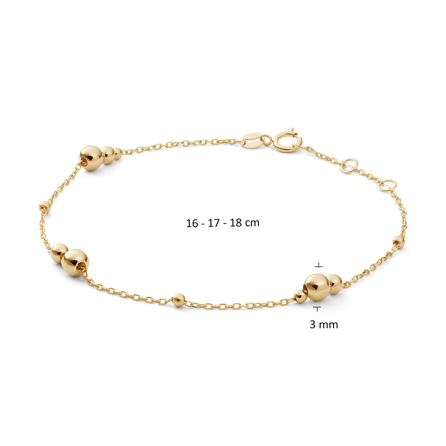 Lion's Head Bracelet - 16-17-18cm - 585