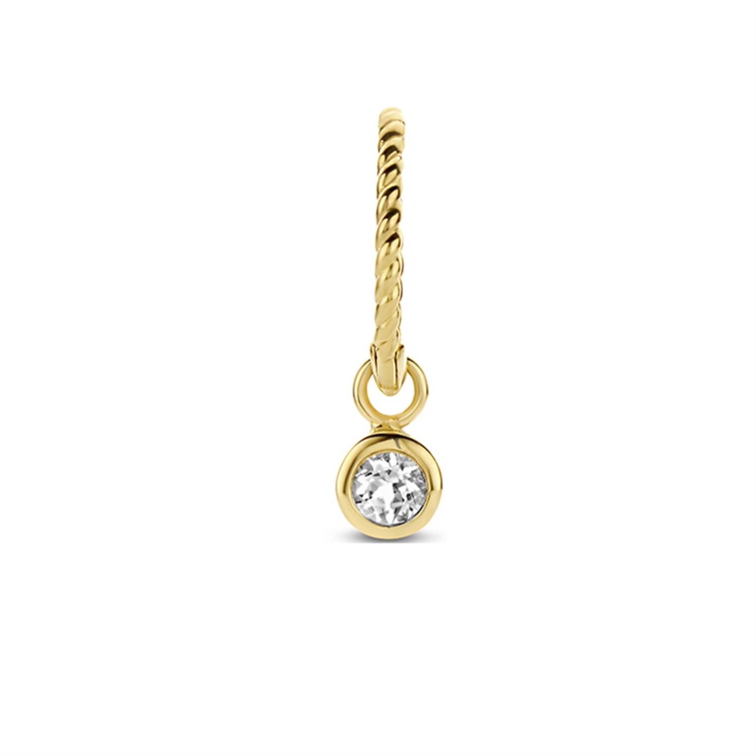White Topaz Earcharm - 7x3mm - 585