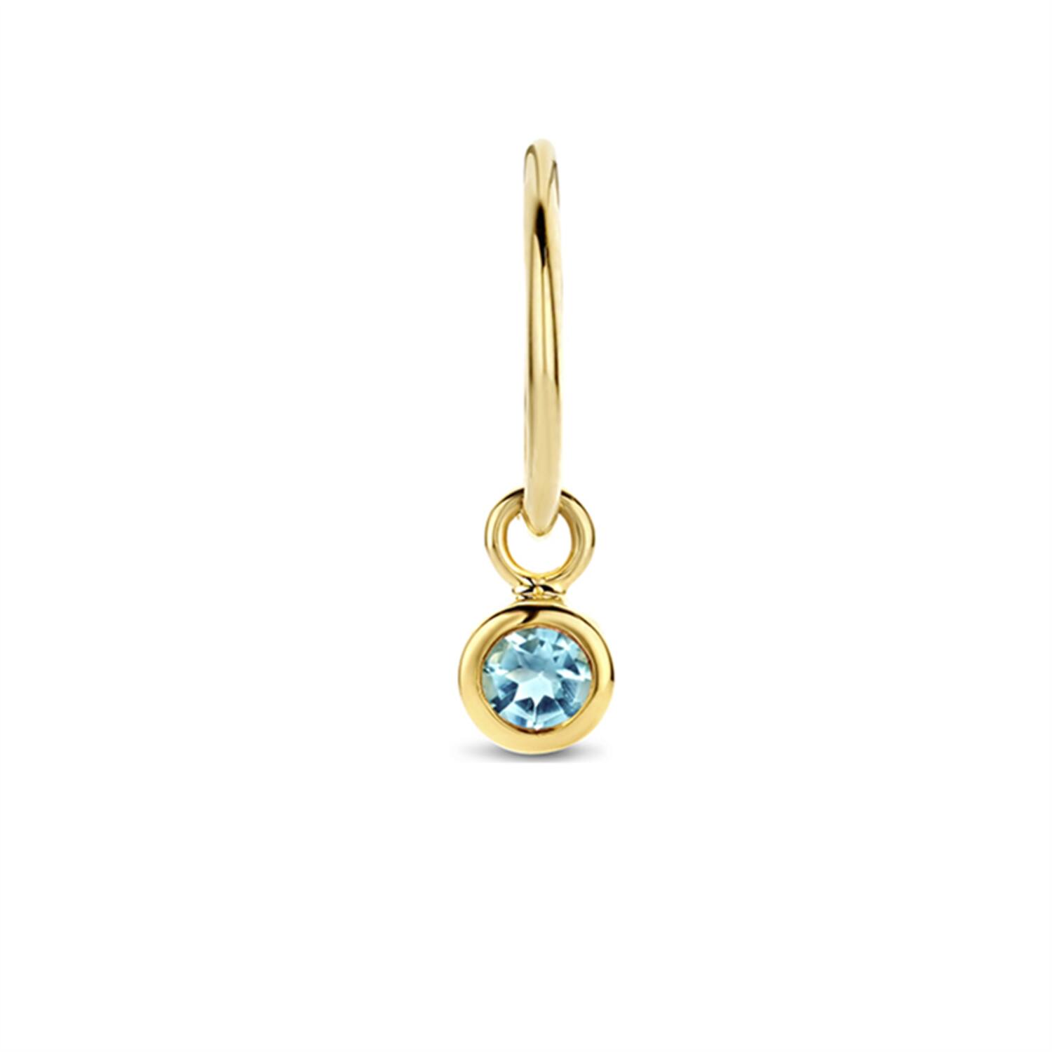 London Blue Topaz Earcharm - 7x3mm - 585