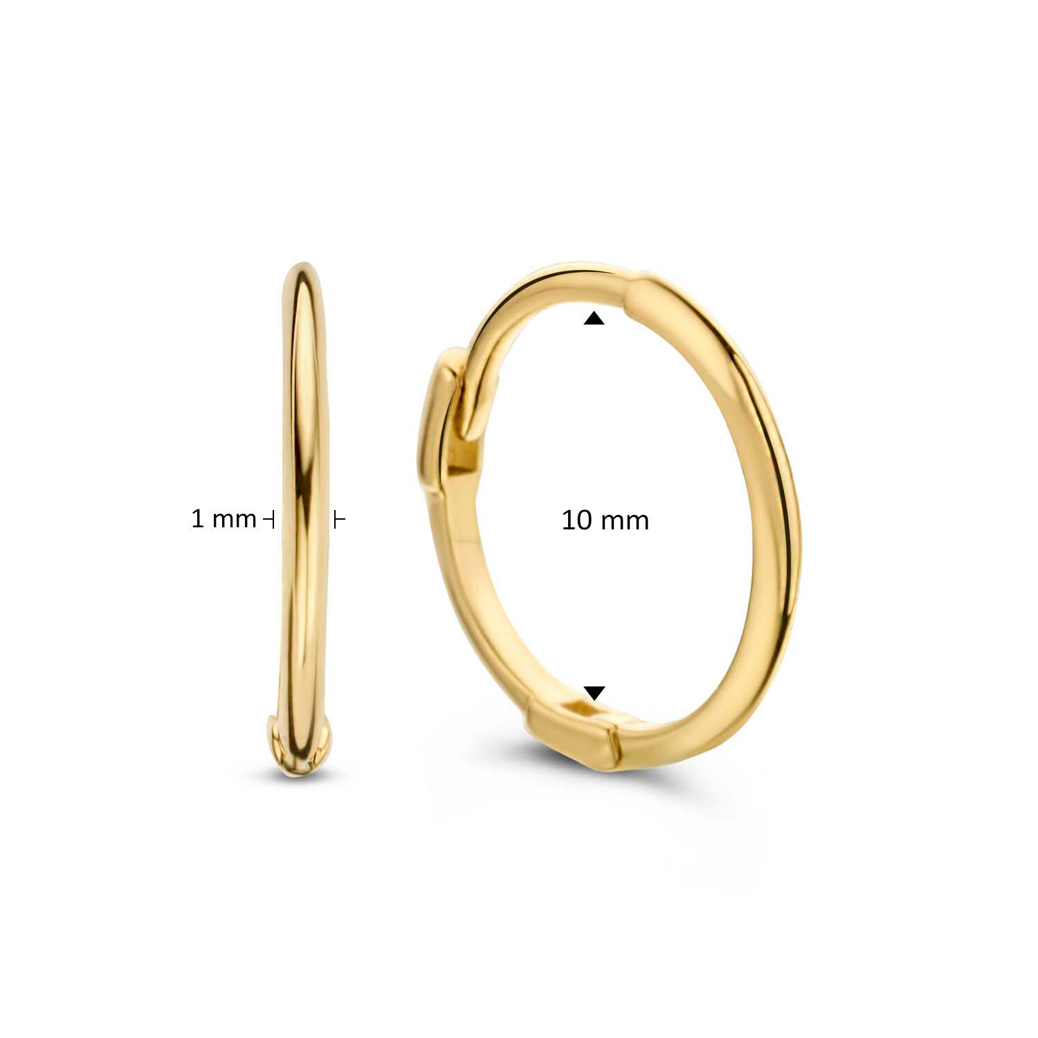 Plain Hoops - 10mm - 585