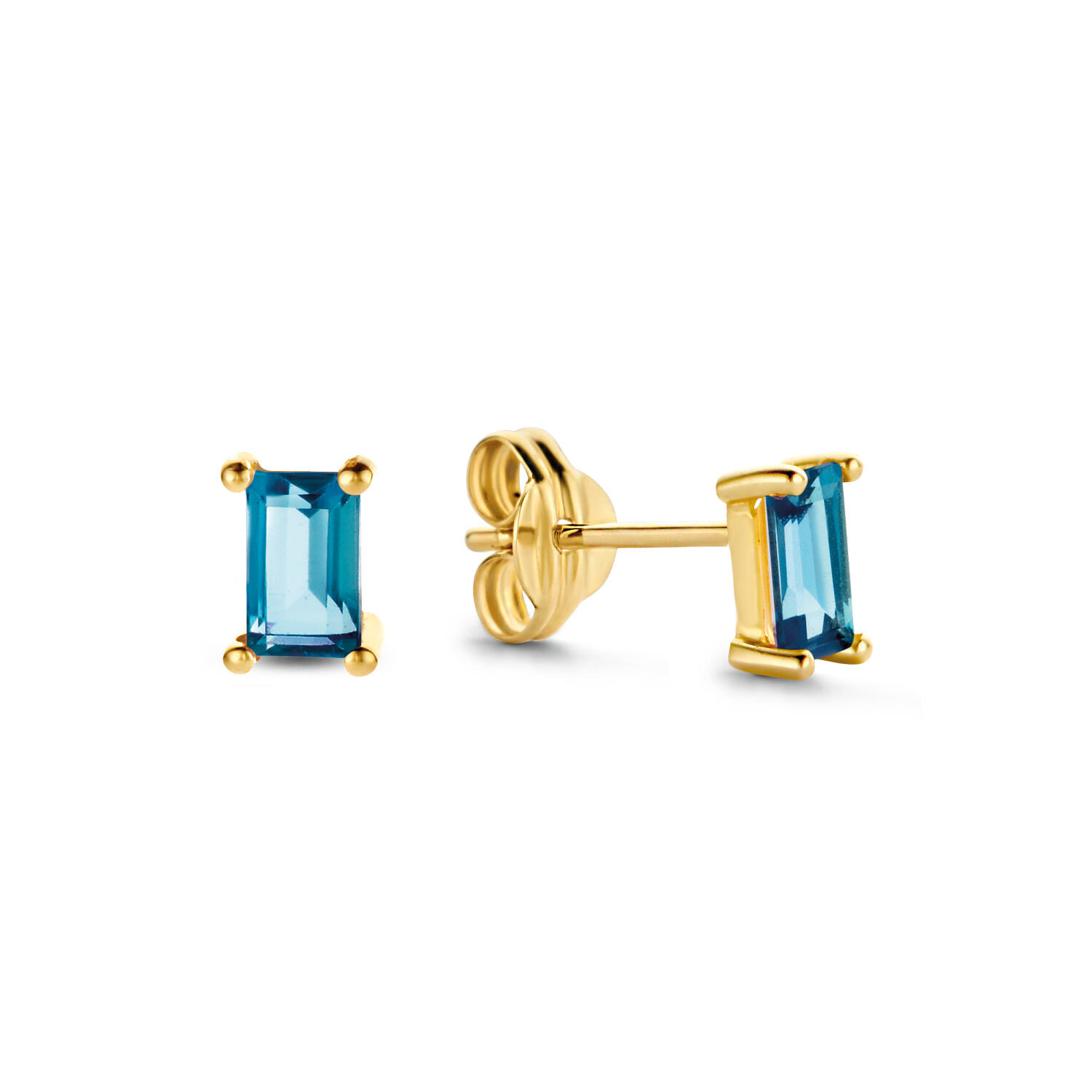 Medina Topaz Studs - 5x3mm - 585