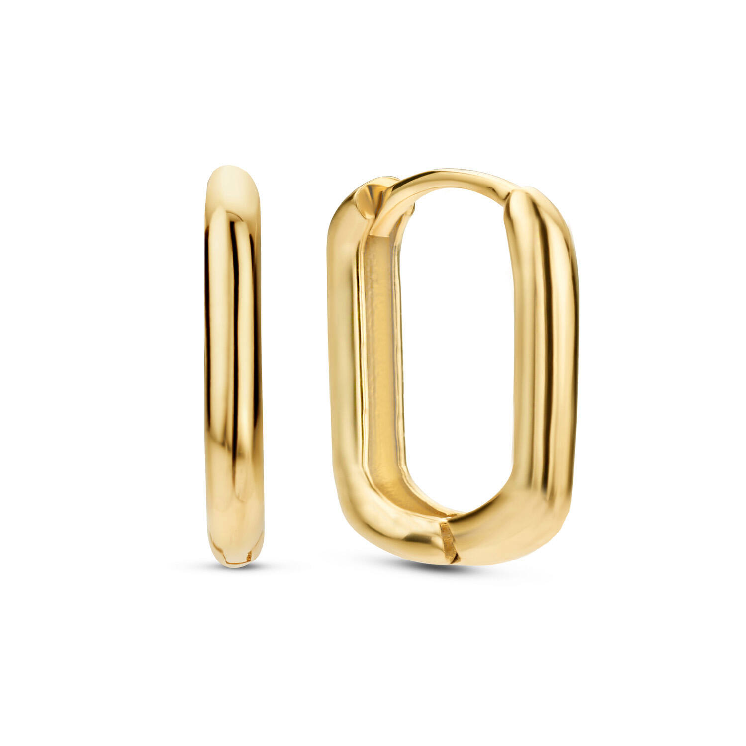 Grand Place Rectangle Earrings M - 12 mm - 585