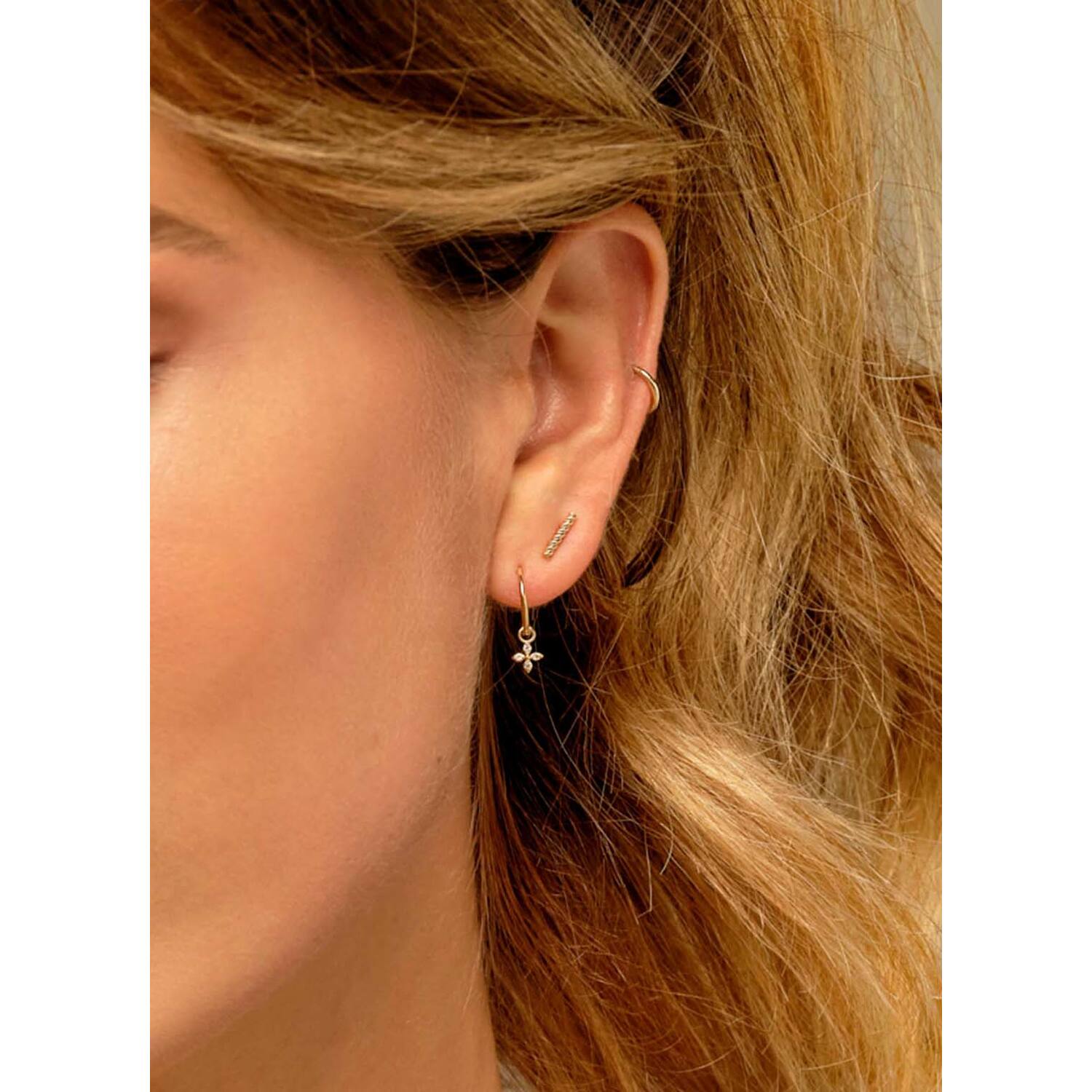 Dentelle Earrings  - 10mm - 585