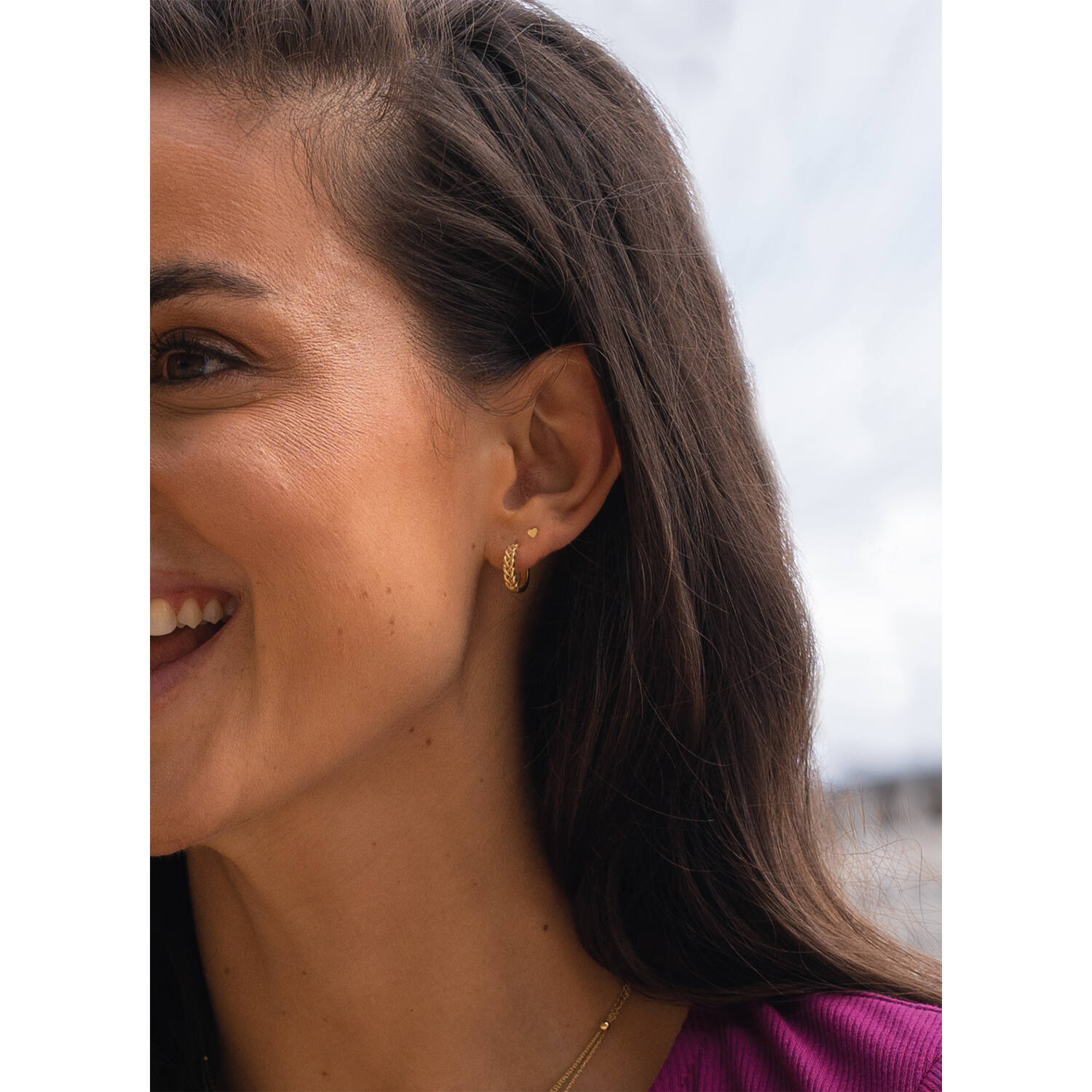 Petit Sablon Hoops - 12mm - 585
