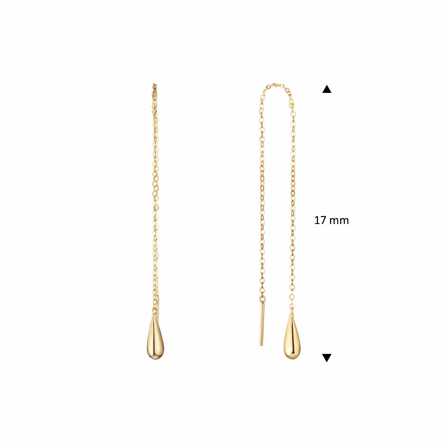 San Polo Threader Earrings - 10cm - 585