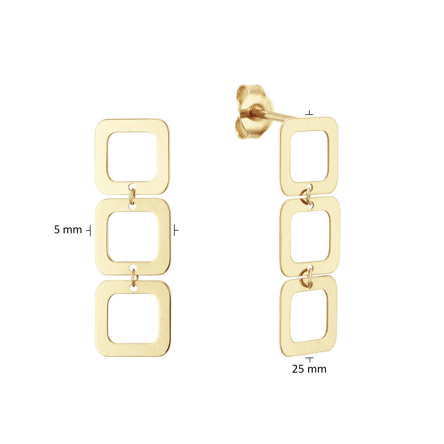 Laguna Studs - 25mm - 585