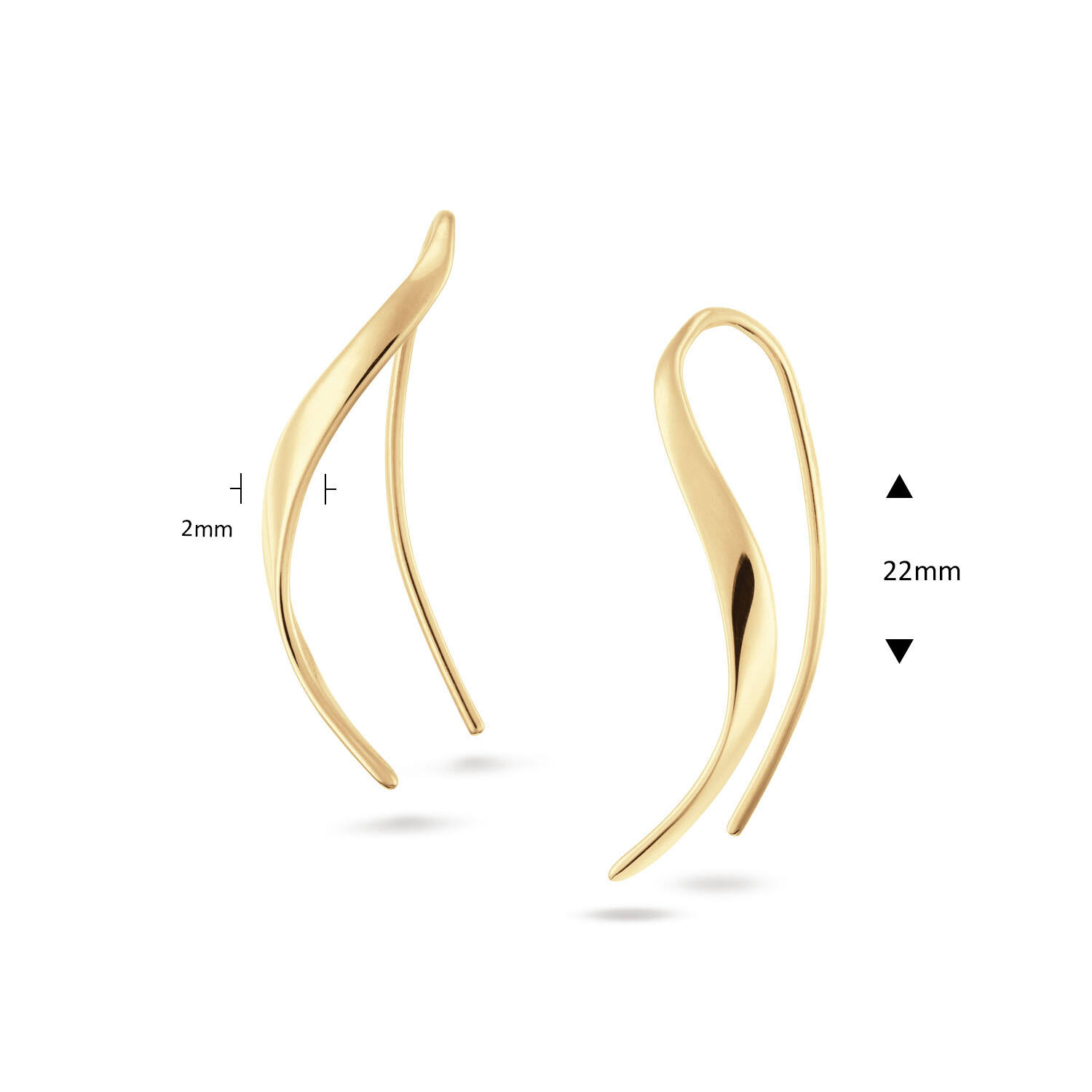 Beaulieu Earrings  - 22mm - 585