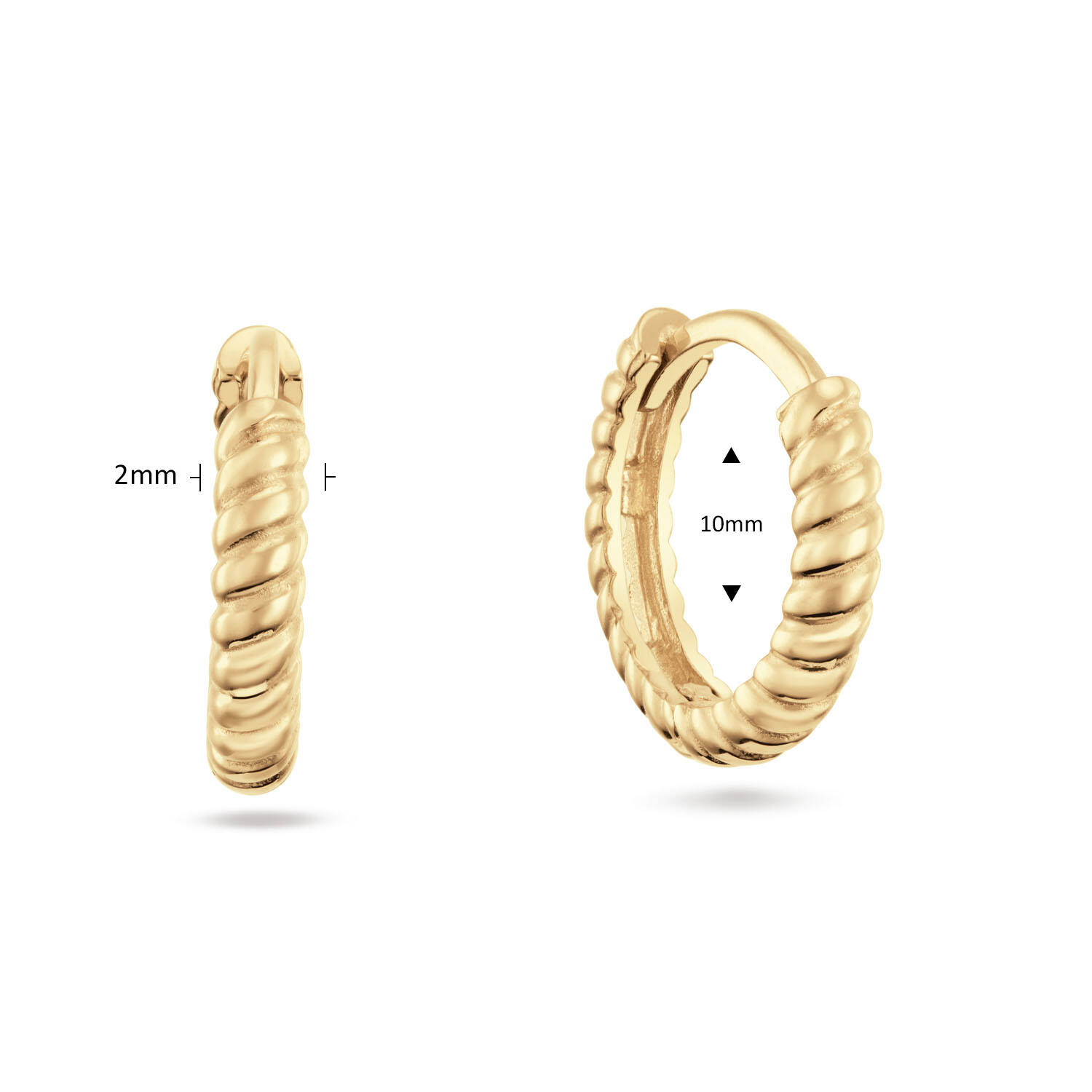 Cap Ferrat Hoops  - 10mm - 585