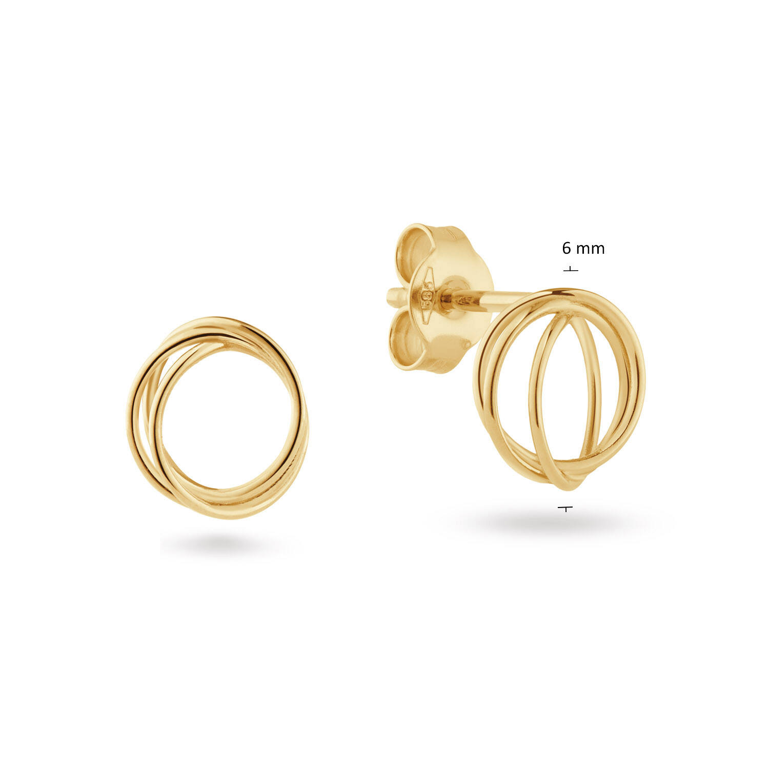 Jackie Spindle Studs - 8mm - 585