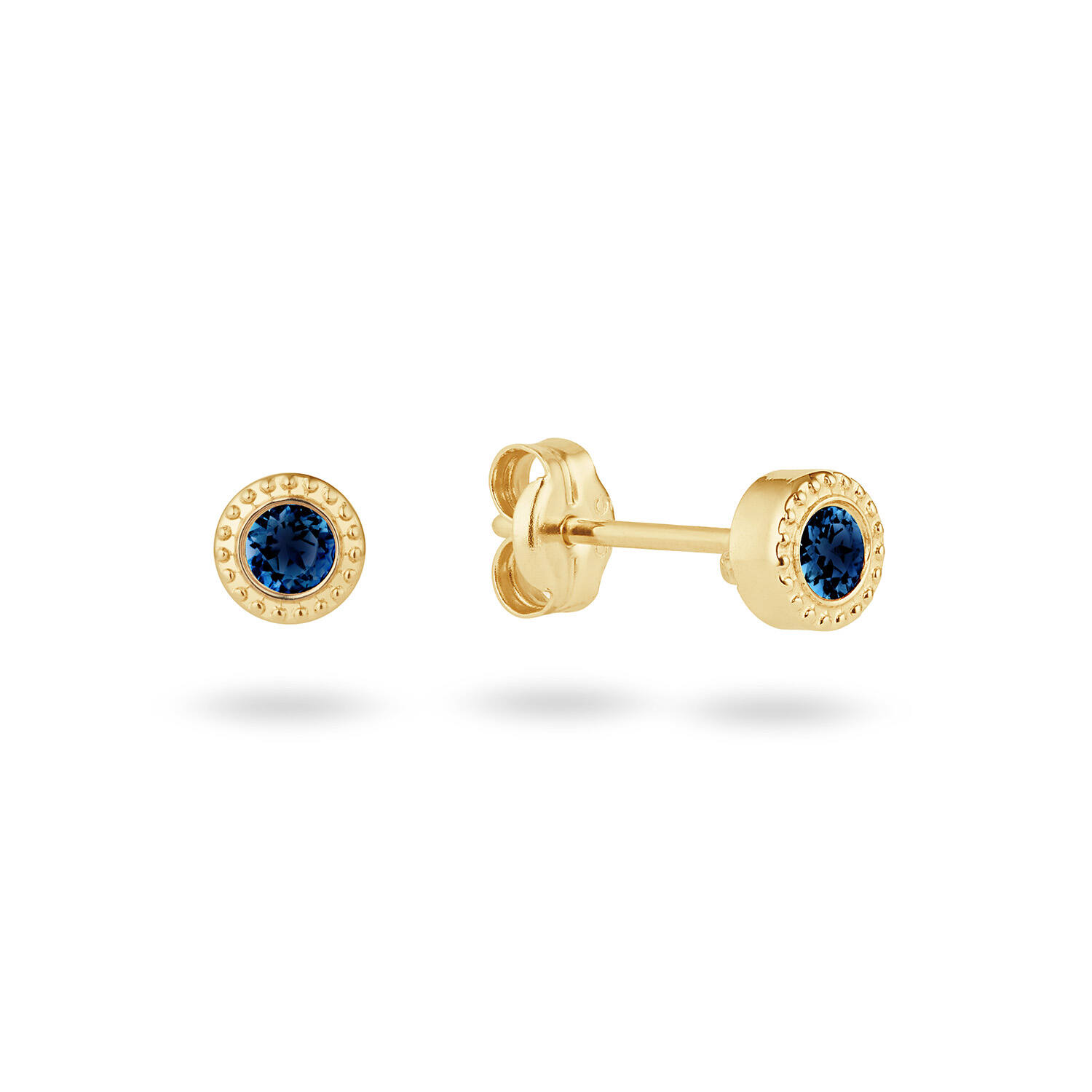 Kirstenbosch London Blue Topaz Studs - 4mm - 585