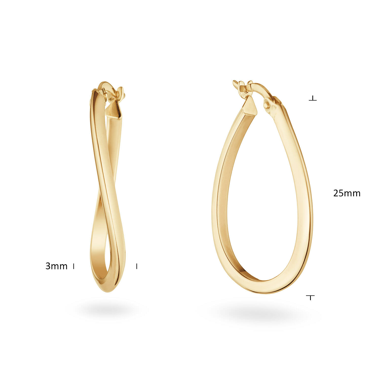 Tamboti Hoops - 2,5cm - 585