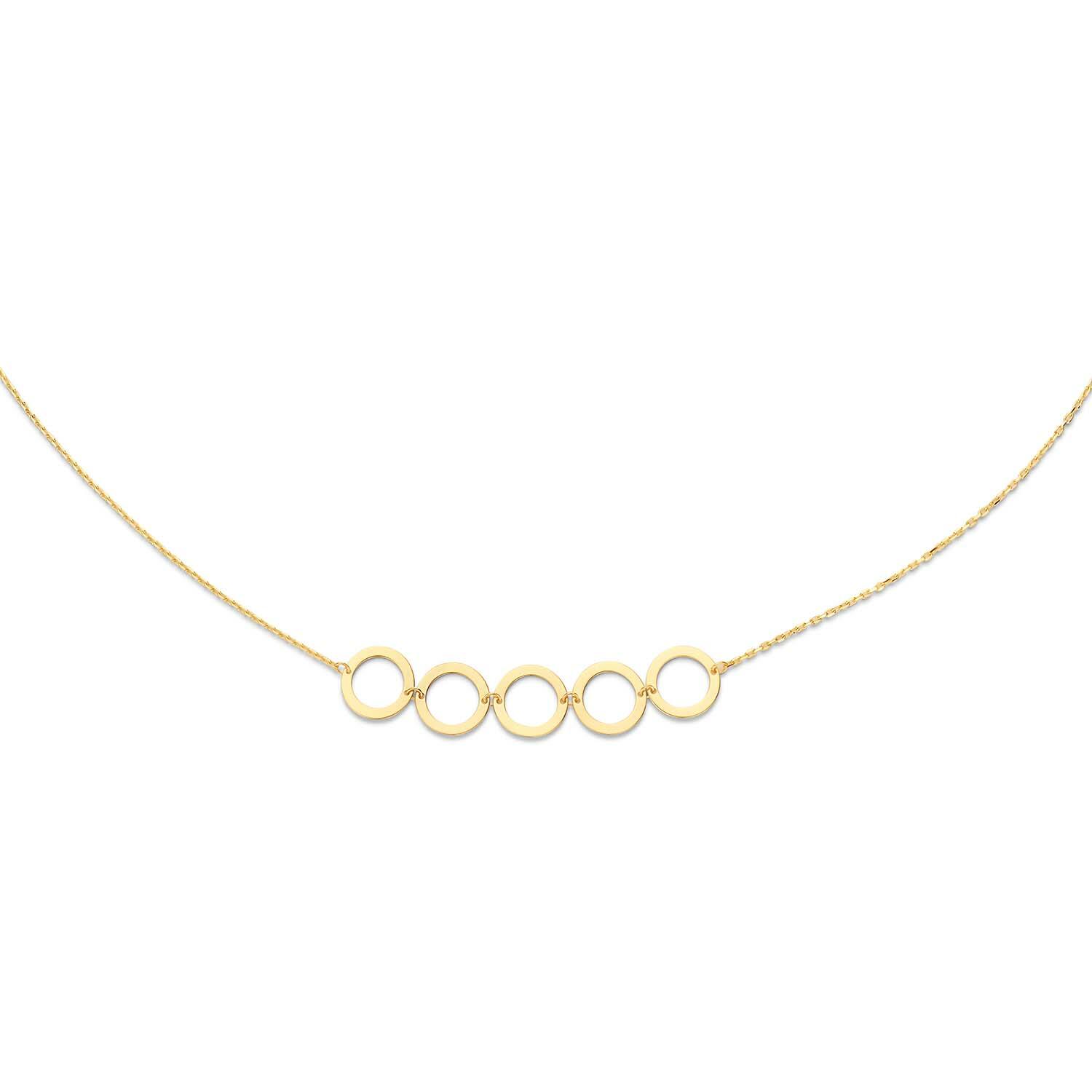Inner Circle Necklace - 40x8mm - 40/42.5/ 45cm - 585