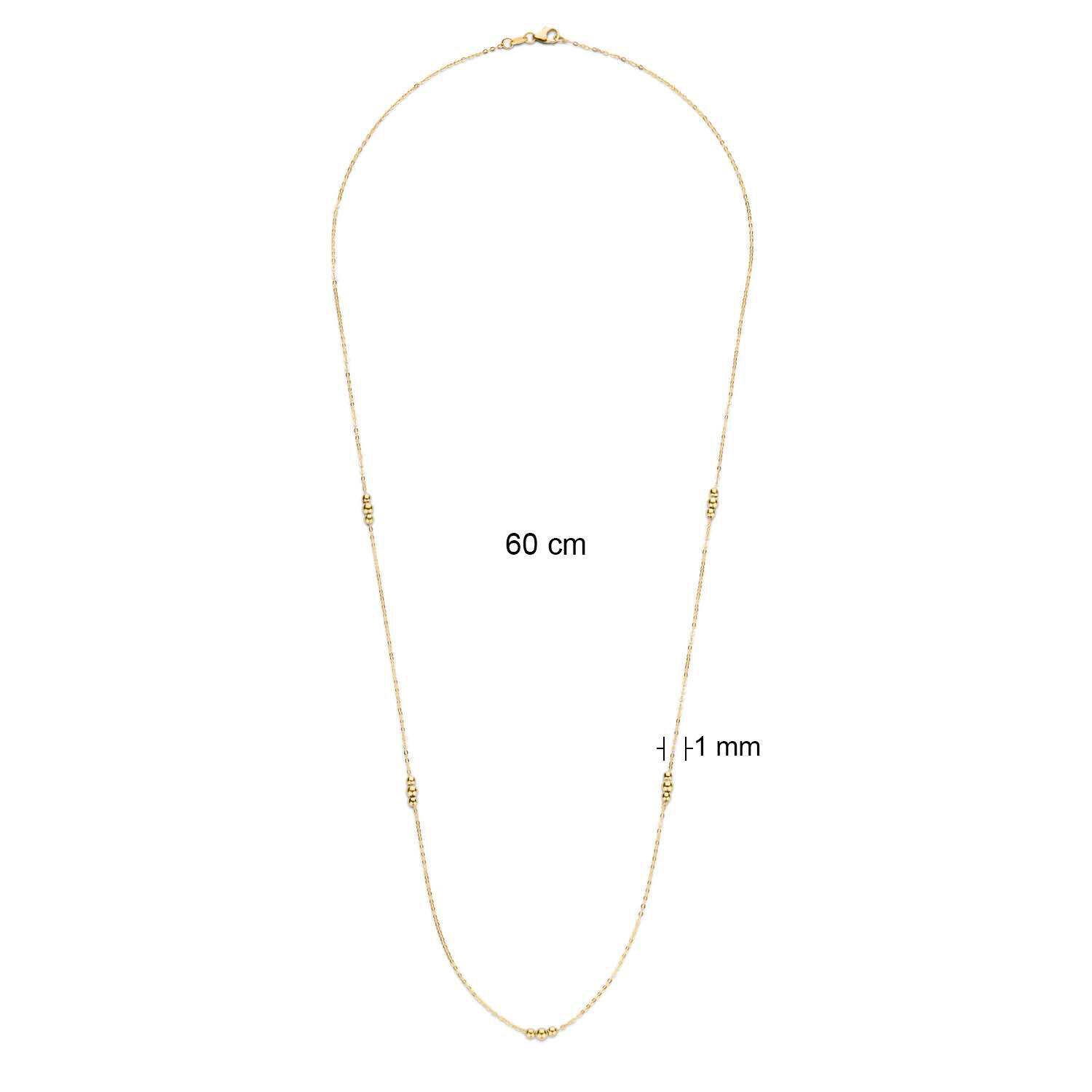 Long Dots Necklace - 60cm - 585