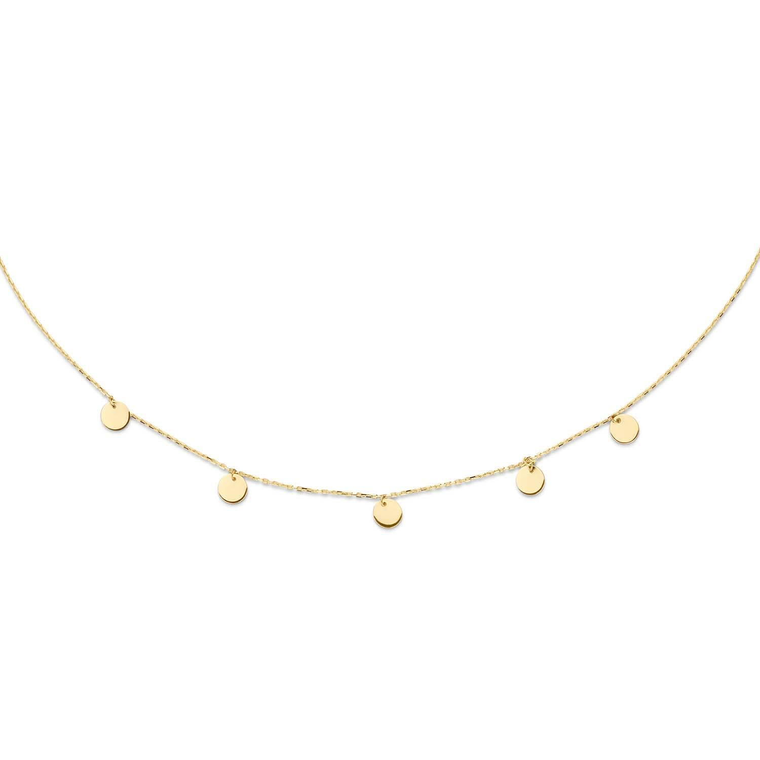 Discs Necklace - 5mm - 40-42,5-45cm - 585