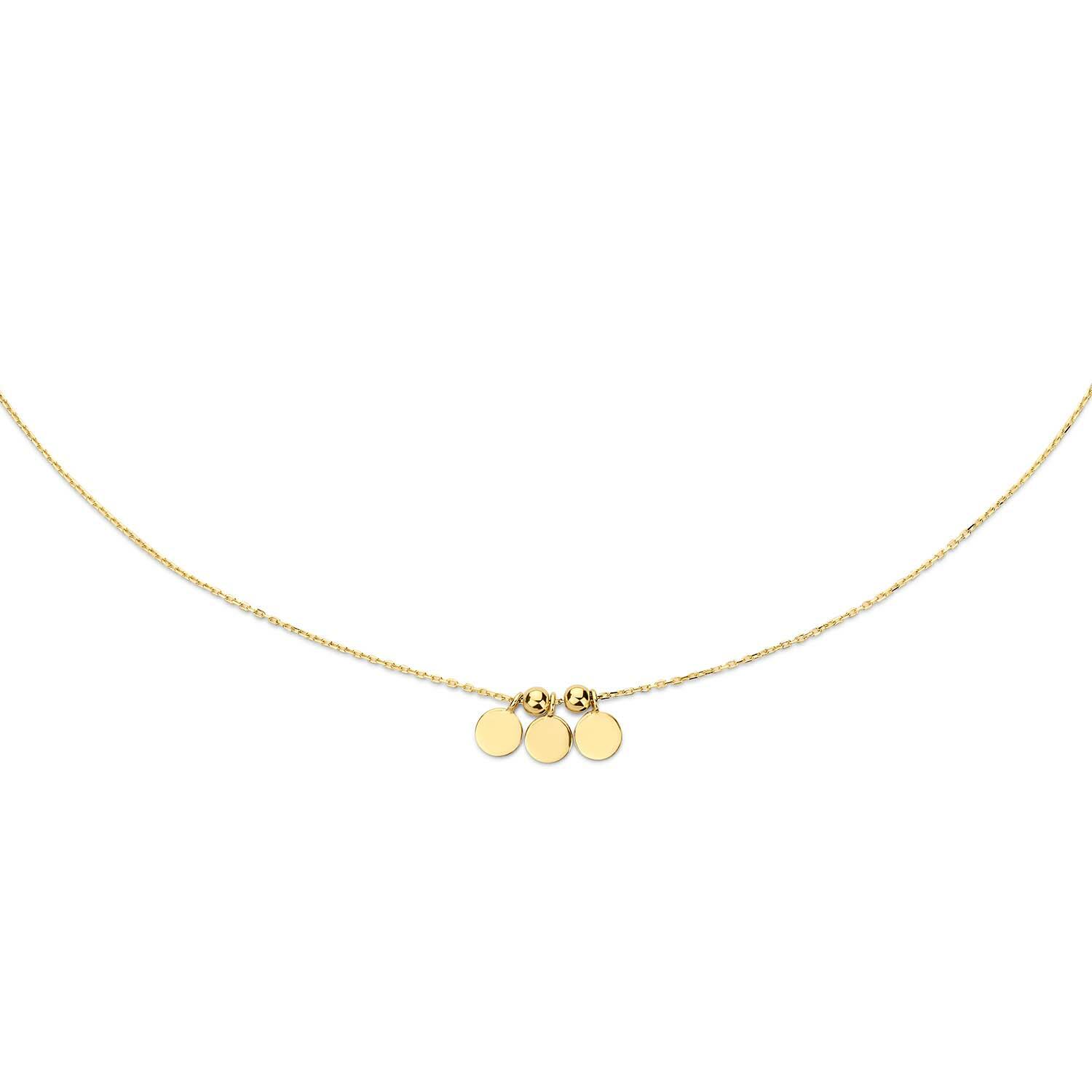 Swing Discs Necklace - 5mm - 40-42.5-45cm - 585
