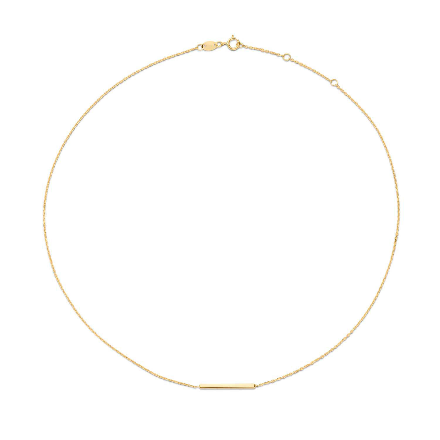 Bar Necklace - 38-40-42cm - 585