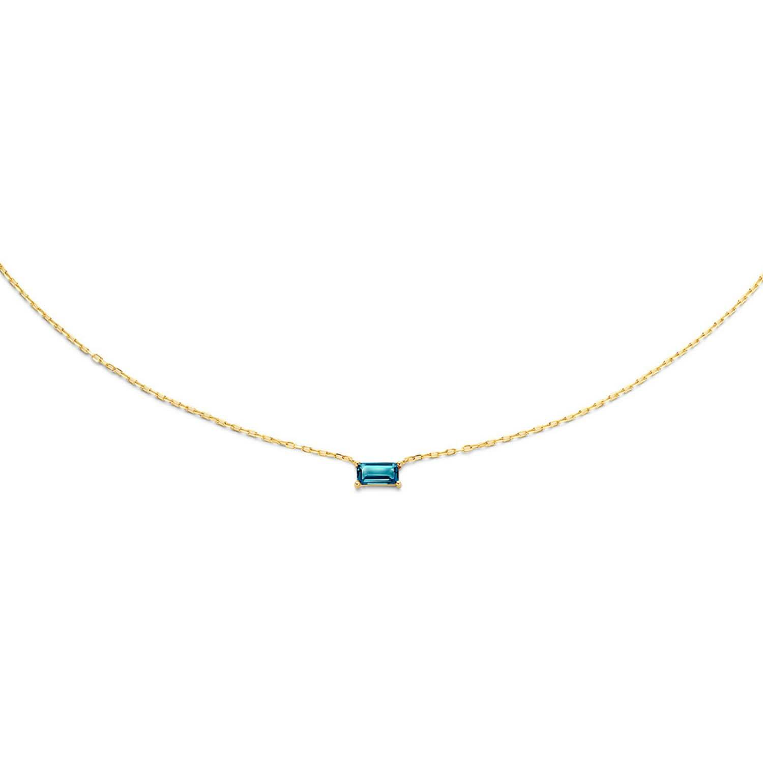 Medina Topaz Necklace - 38-40-42cm - 585