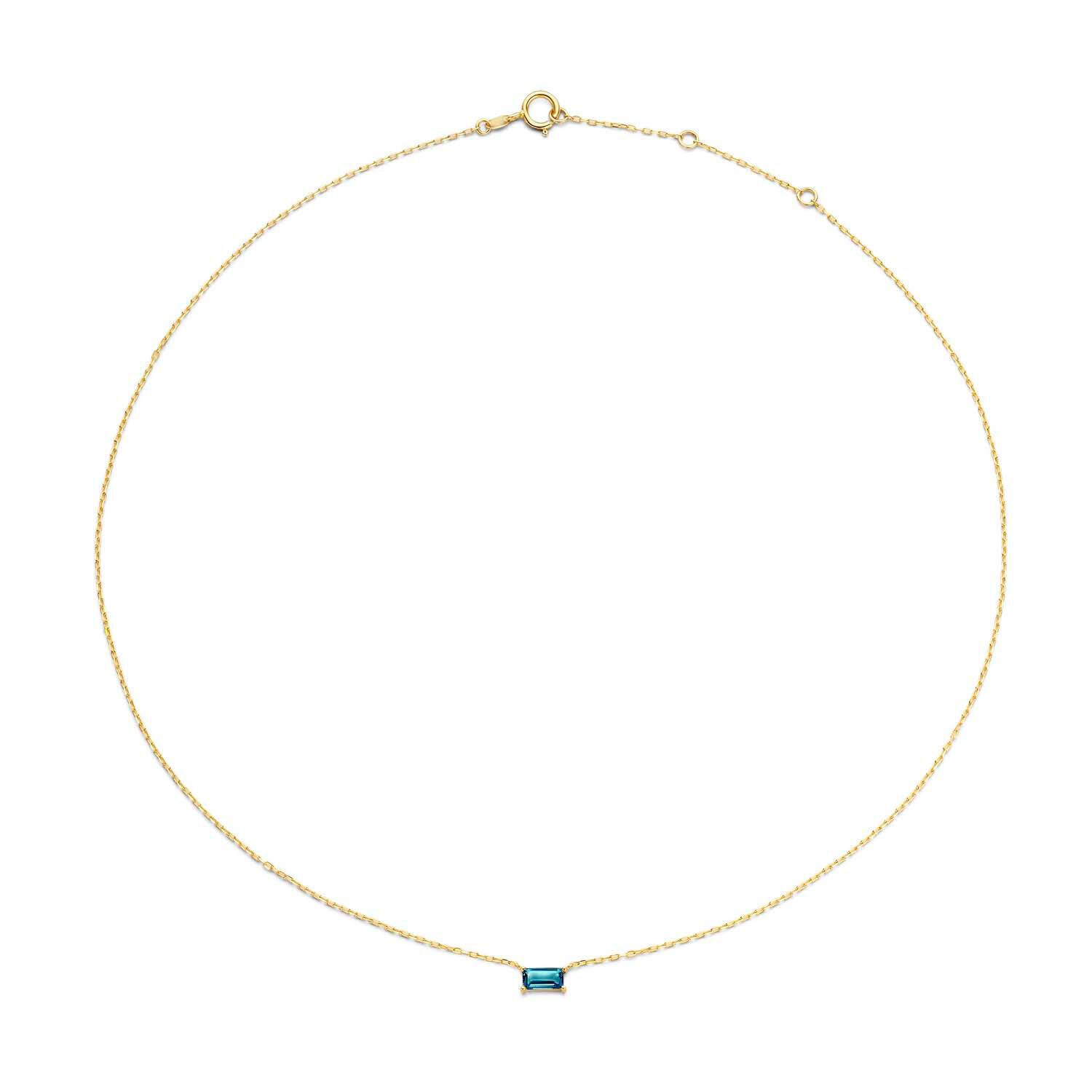 Medina Topaz Necklace - 38-40-42cm - 585