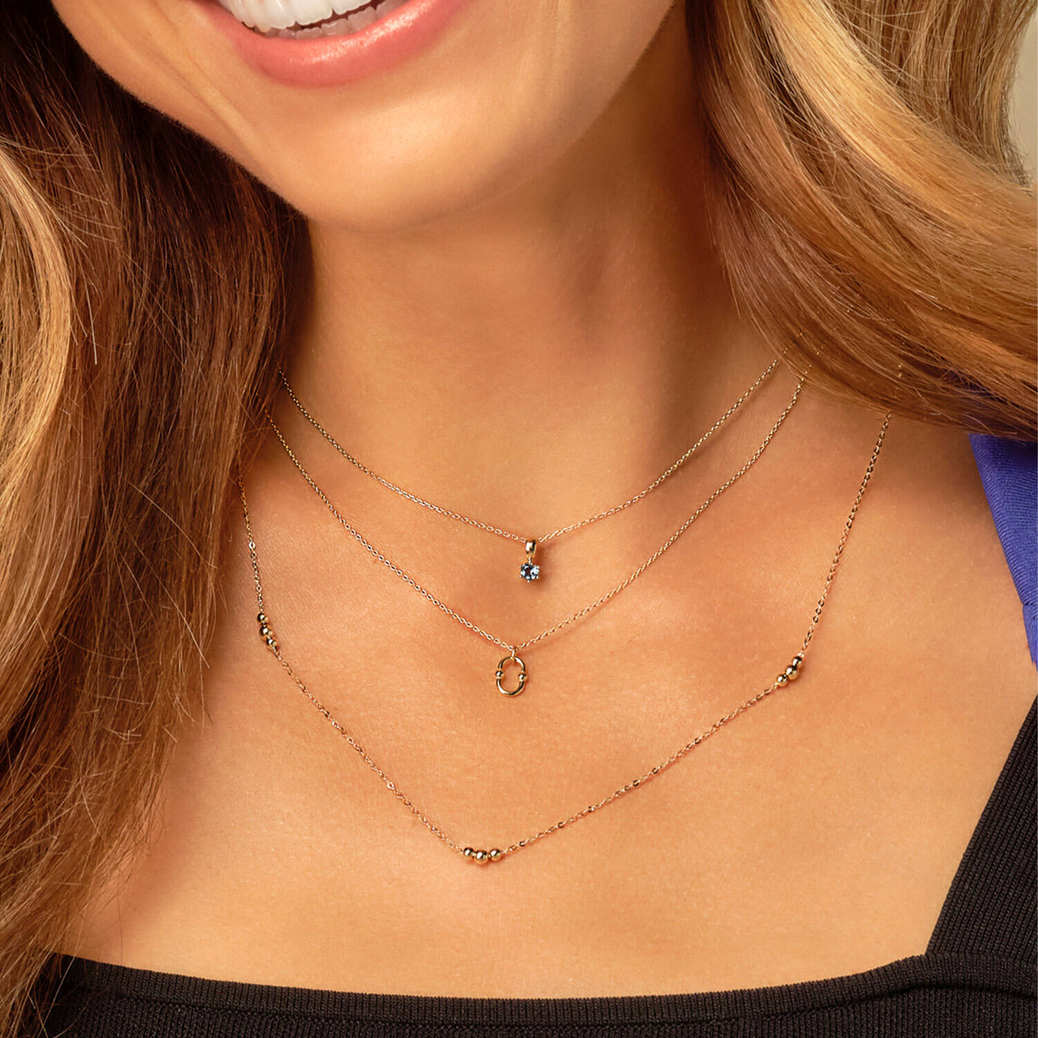 Bonbon Necklace - 6MM - 38-40-42CM - 585