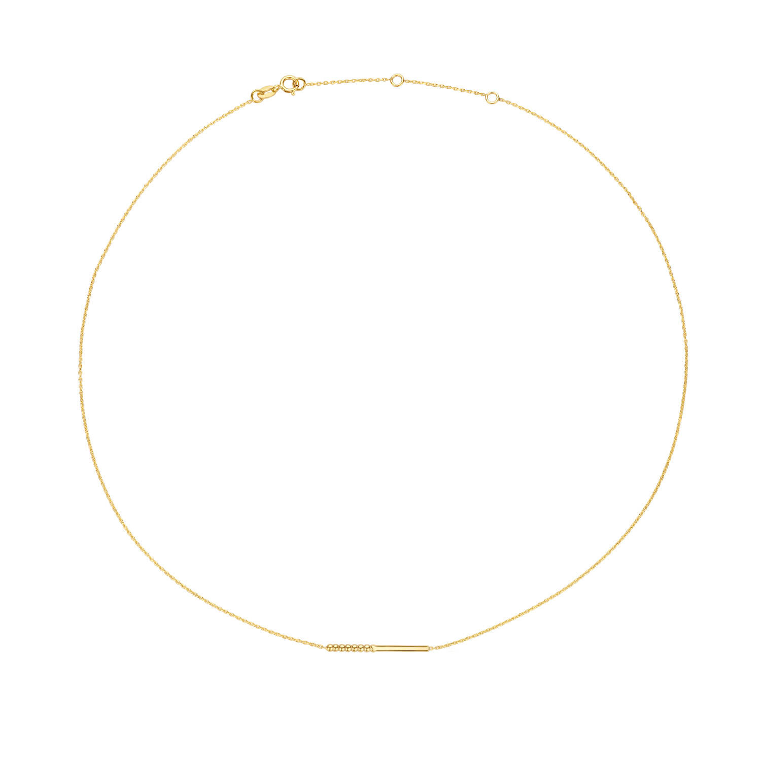 Deux de Belgique Necklace - 1,1 mm - 40-42,5-45 cm - 585