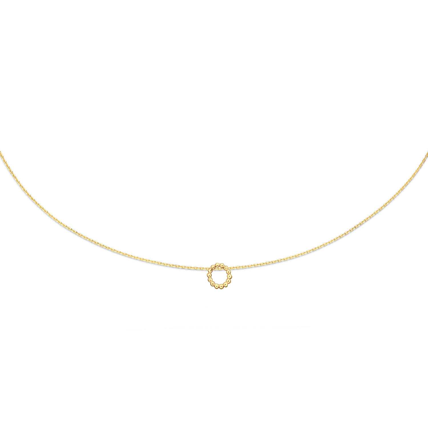 Bubbly Circle Necklace​  - 40-42,5-45cm - 585
