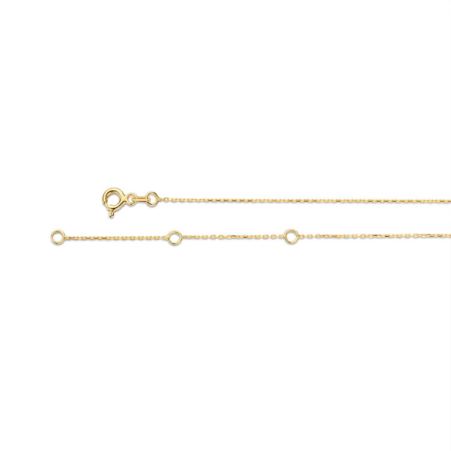 Bubbly Circle Necklace​  - 40-42,5-45cm - 585
