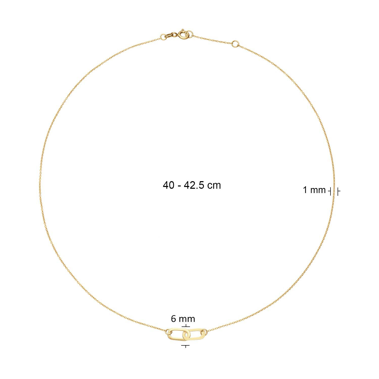 Cannaregio Necklace - 40-42,5-45cm - 585