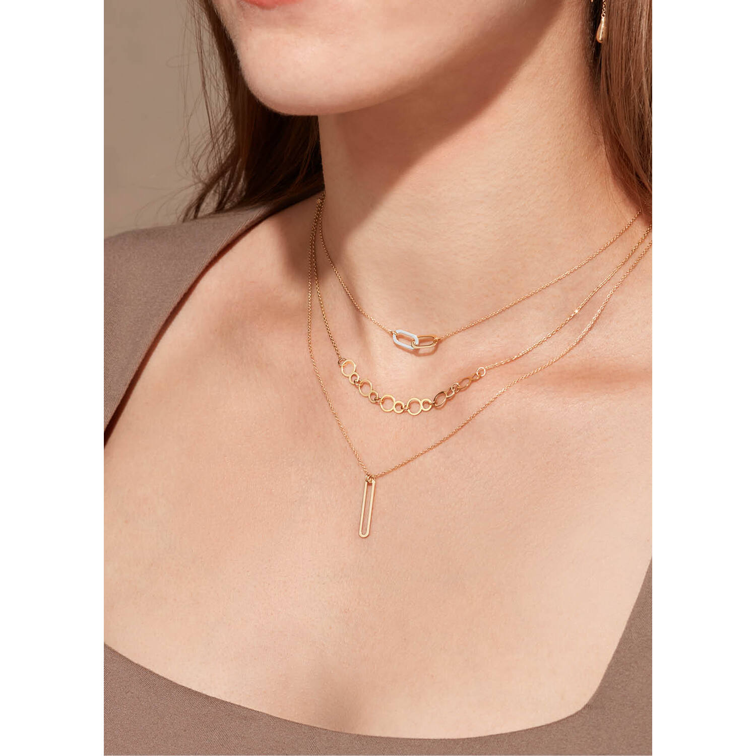 Cannaregio Bico Necklace - 40-42,5-45cm - 585