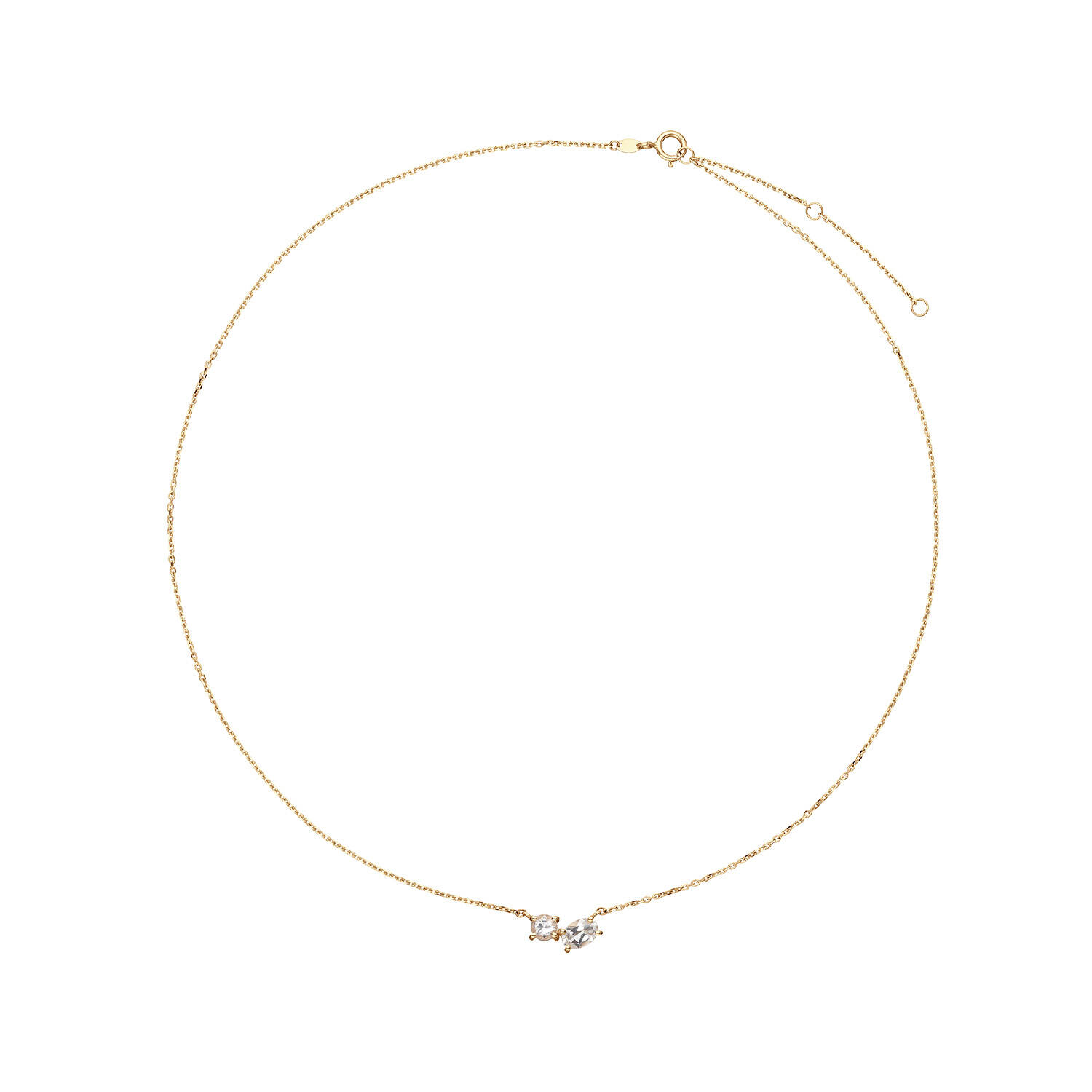 Festive Sparkling Necklace - 38-40-42cm - 585