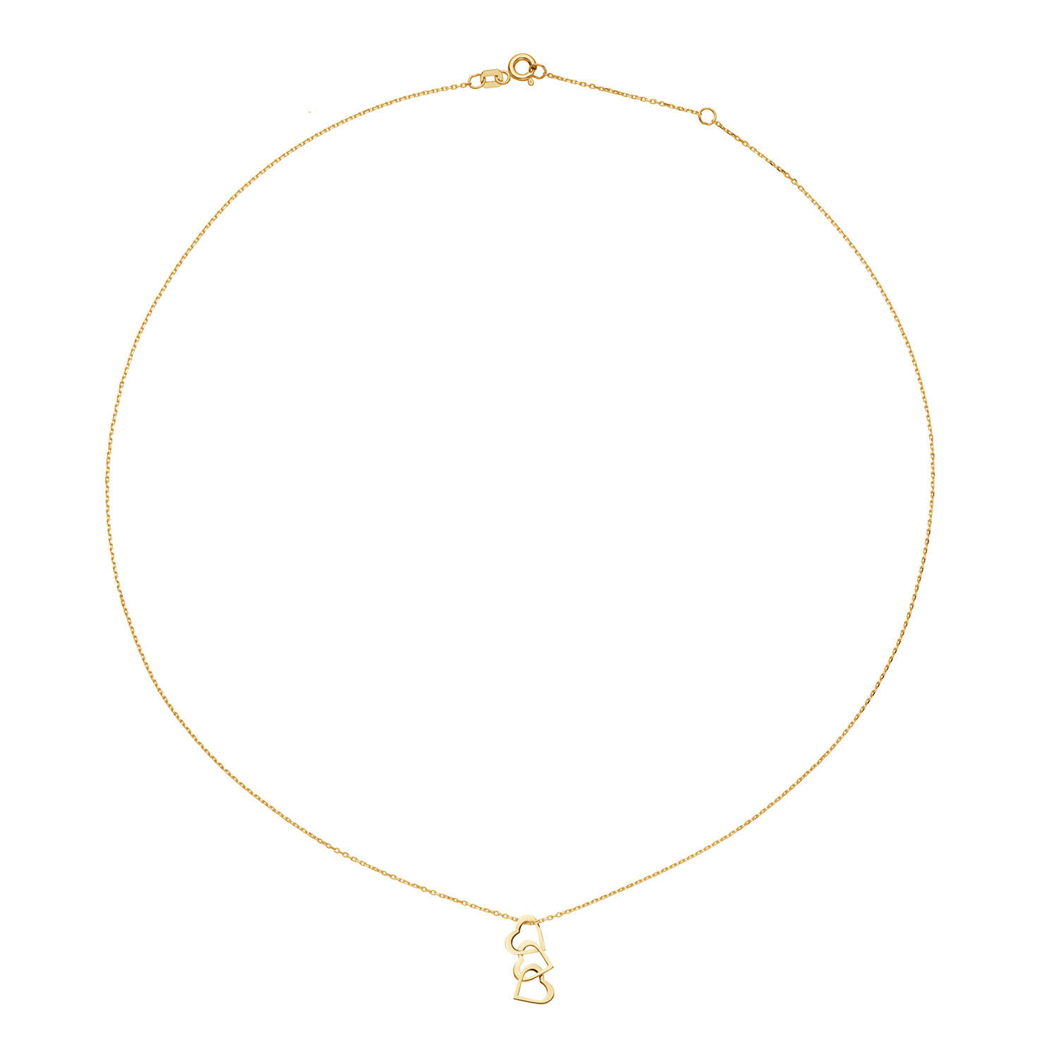 Jackie Moving Love Necklace - 40-42,5-45cm - 585