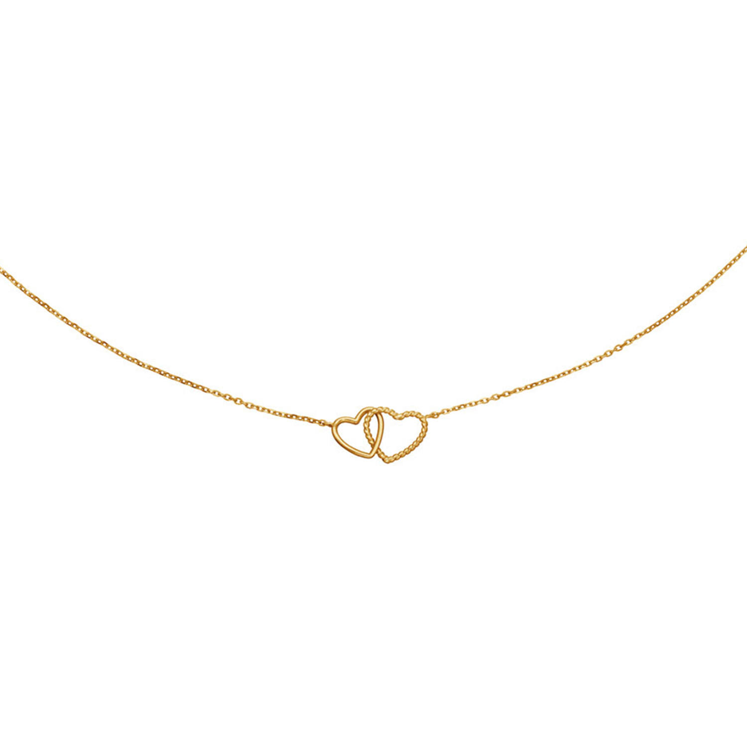 Jackie Connected Love Necklace - 40-42,5-45cm - 585