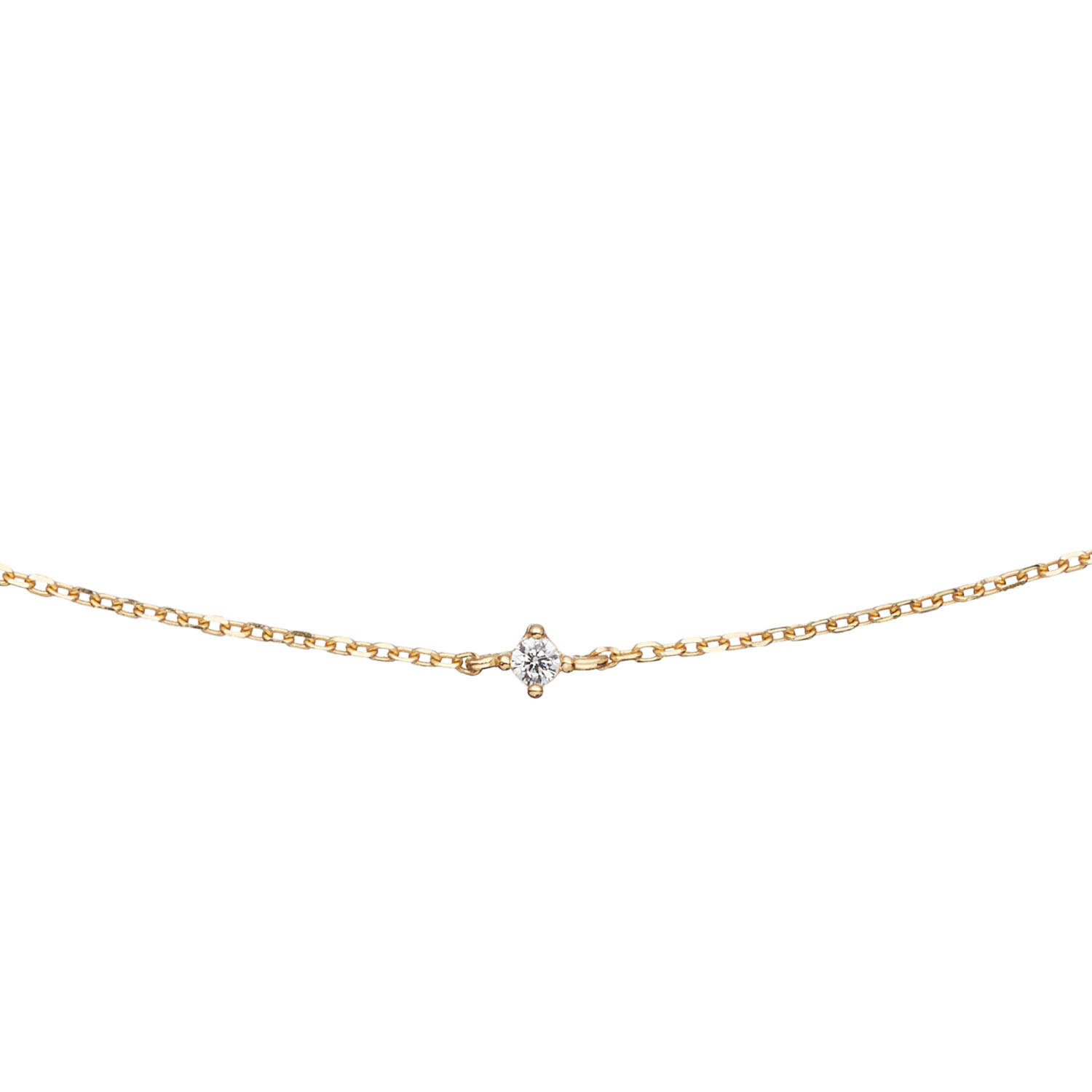Jackie White Topaz Necklace - 45-47,5-50cm - 585