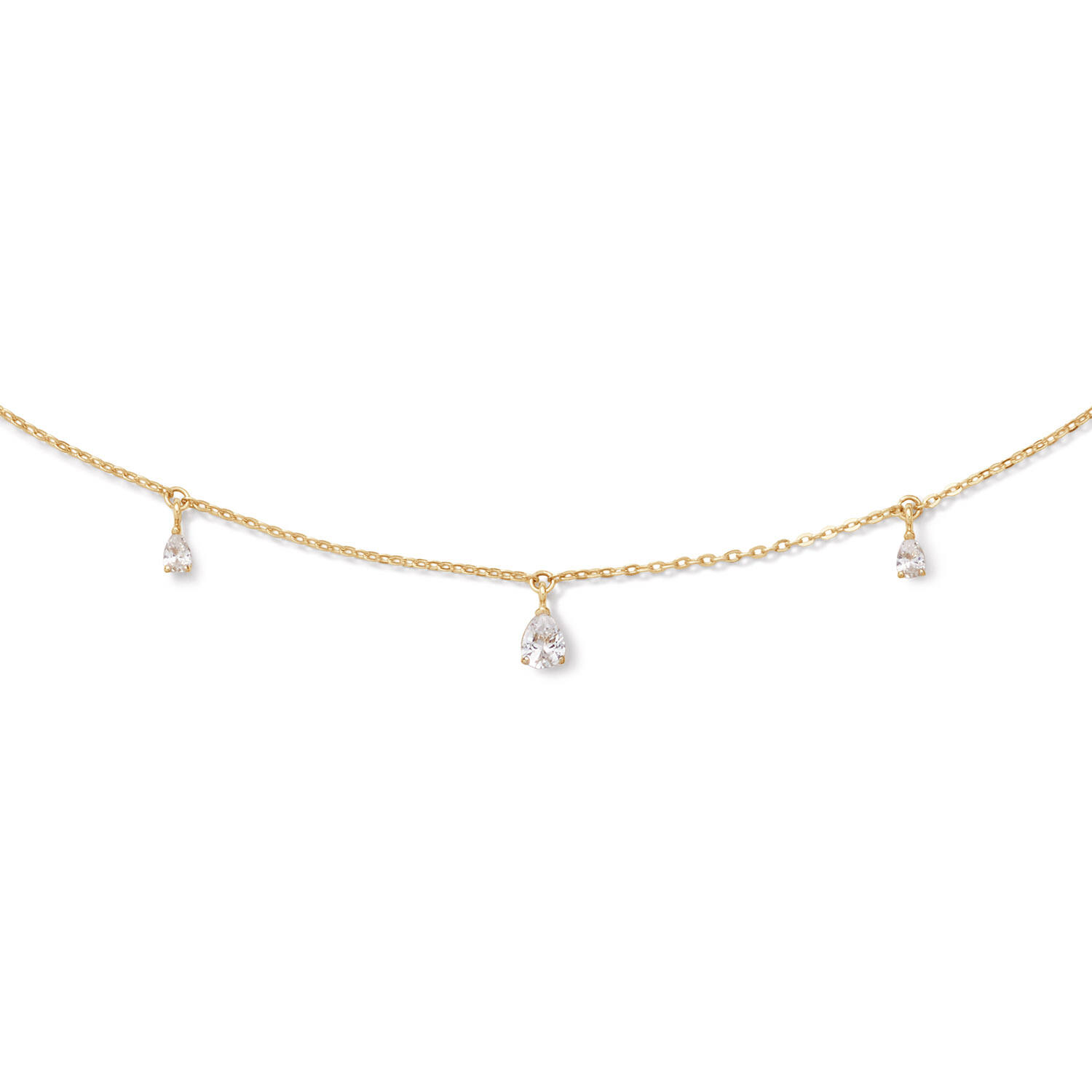 Twelve Apostels Topaz Necklace -40-42,5-45cm - 585