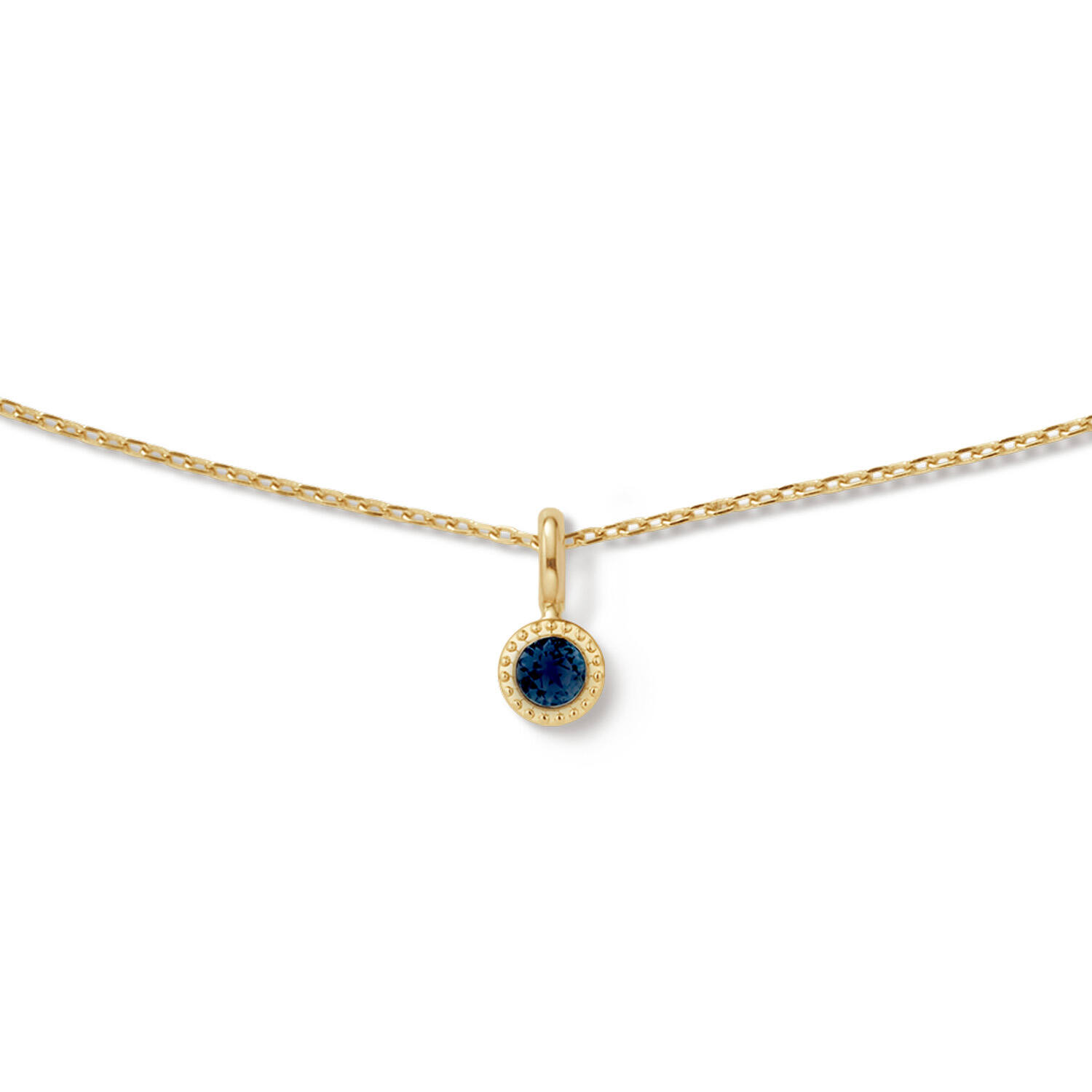 Kirstenbosch London Blue Topaz Necklace - 38-40-42cm - 585