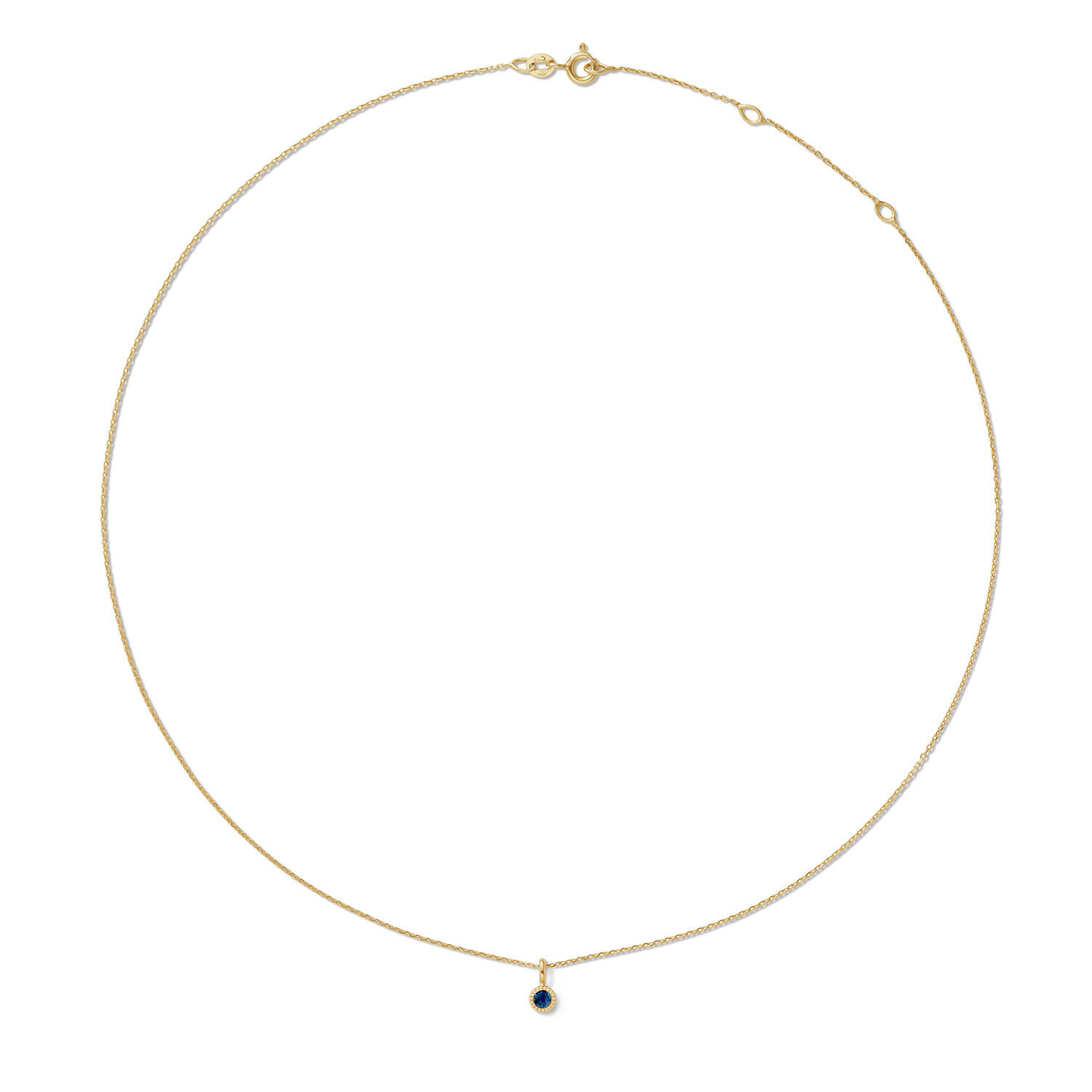 Kirstenbosch London Blue Topaz Necklace - 38-40-42cm - 585