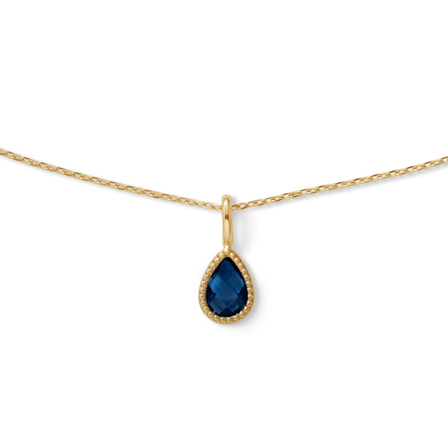 Amstel Pendant London Blue Topaz - 40-42,5-45cm - 585