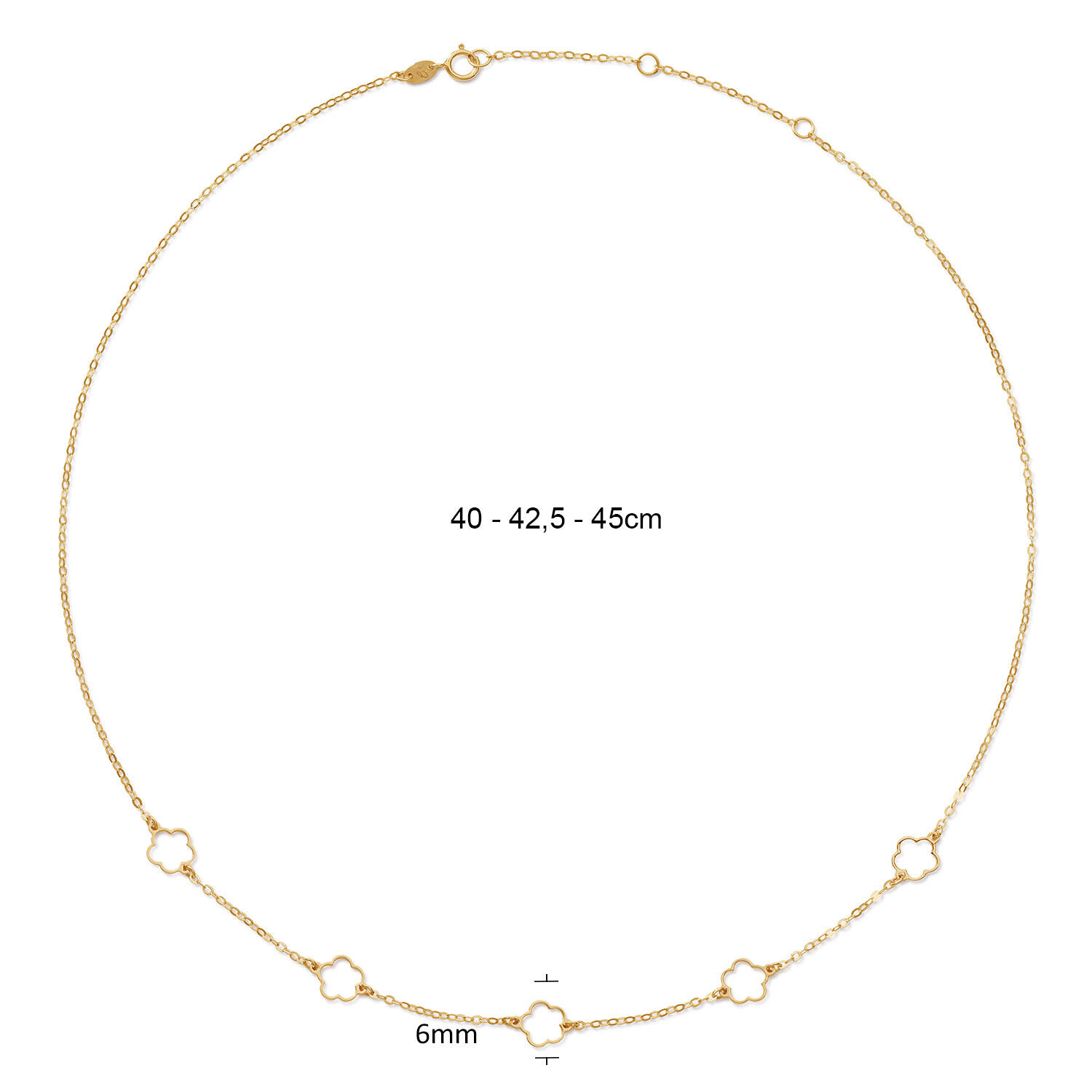 Protea Necklace - 40-42,5-45cm - 585