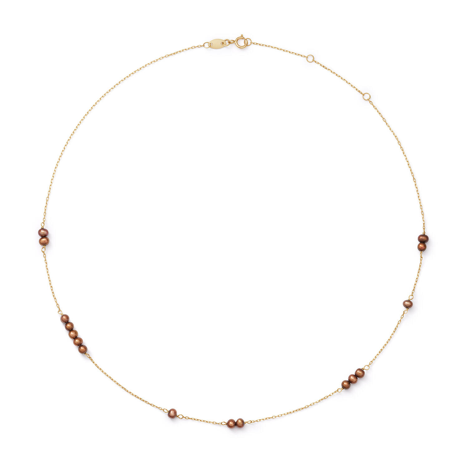 Baobab Pearl Necklace - 40-42,5-45cm - 585