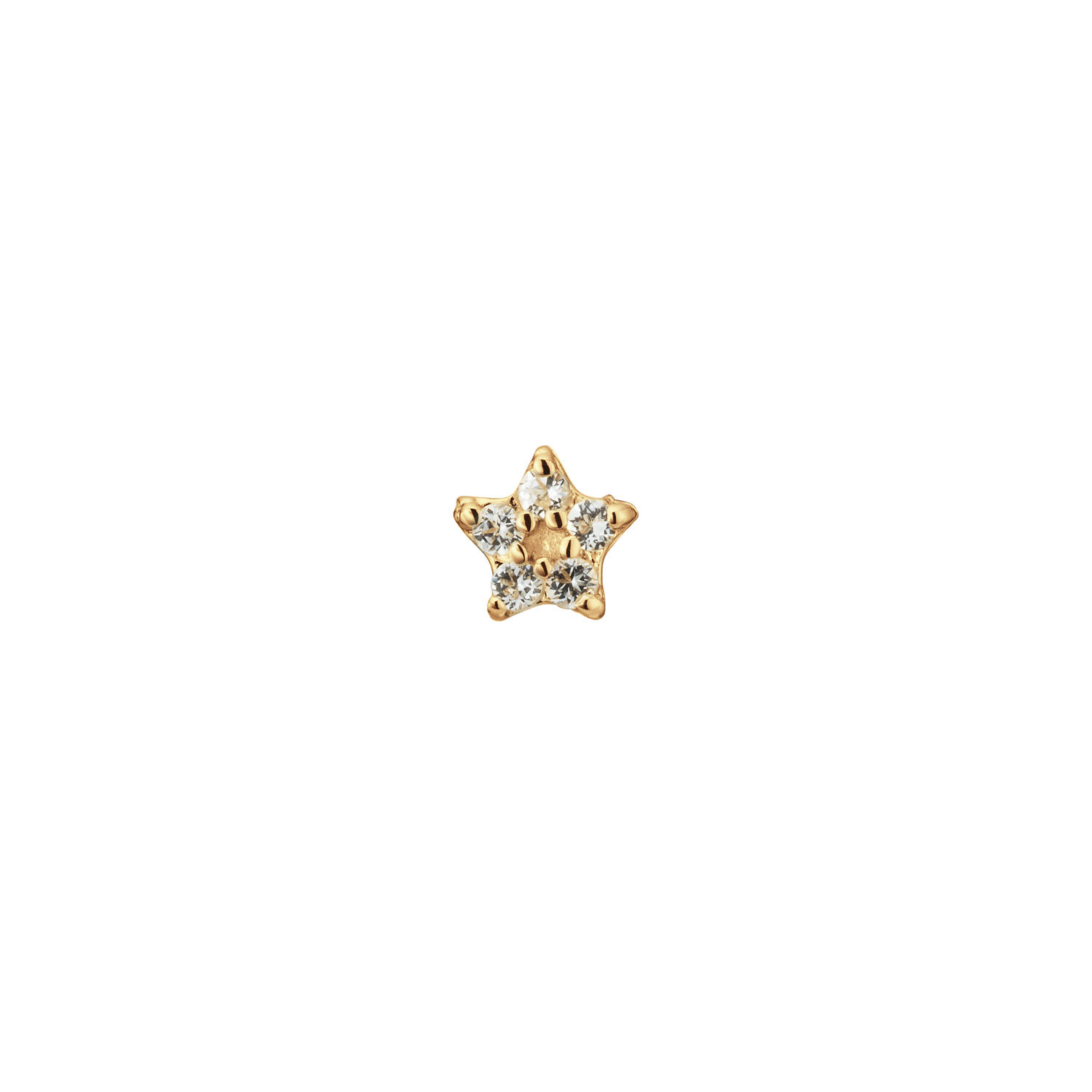 Star White Topaz Piercing - 3mm - 585