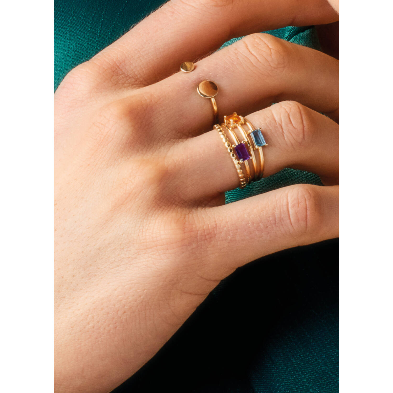 Medina Topaz Ring - 3mm - 585