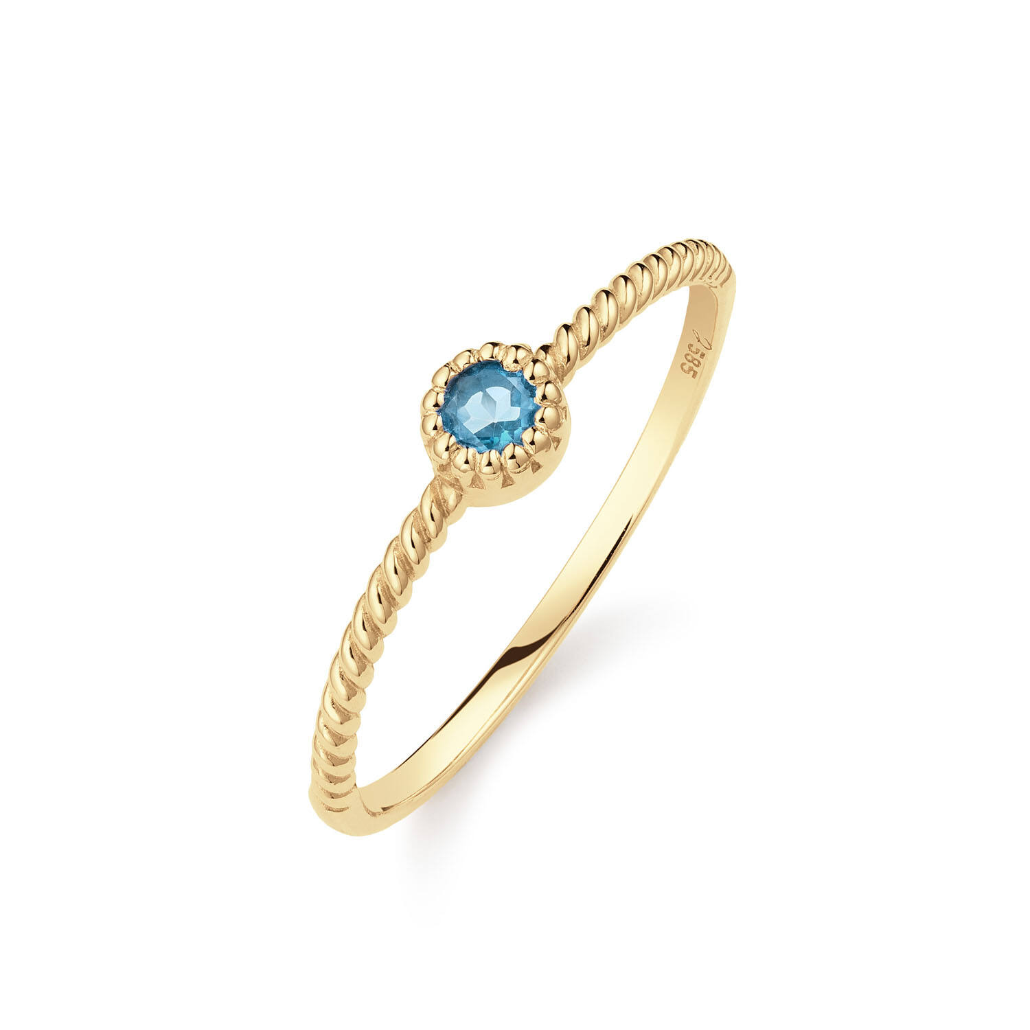 Grimaldi Blue Topaz Ring  - 585
