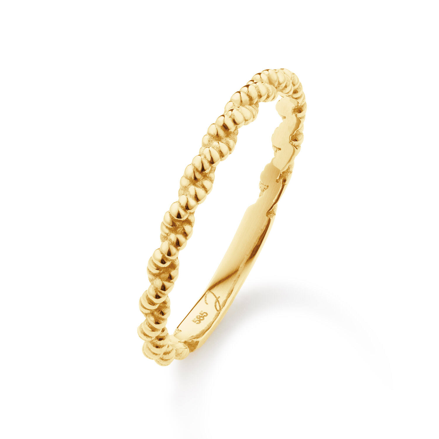 Jackie Cord Ring - 2mm - 585