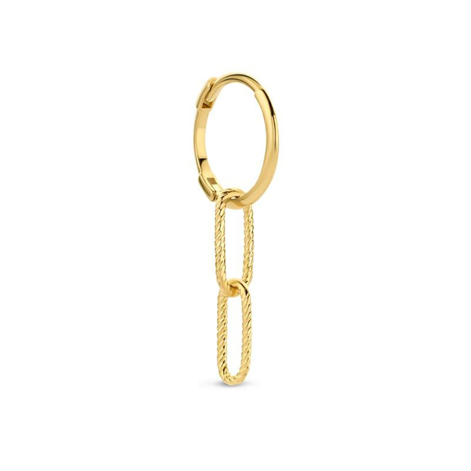 Link Single Earring - 23mm - 585